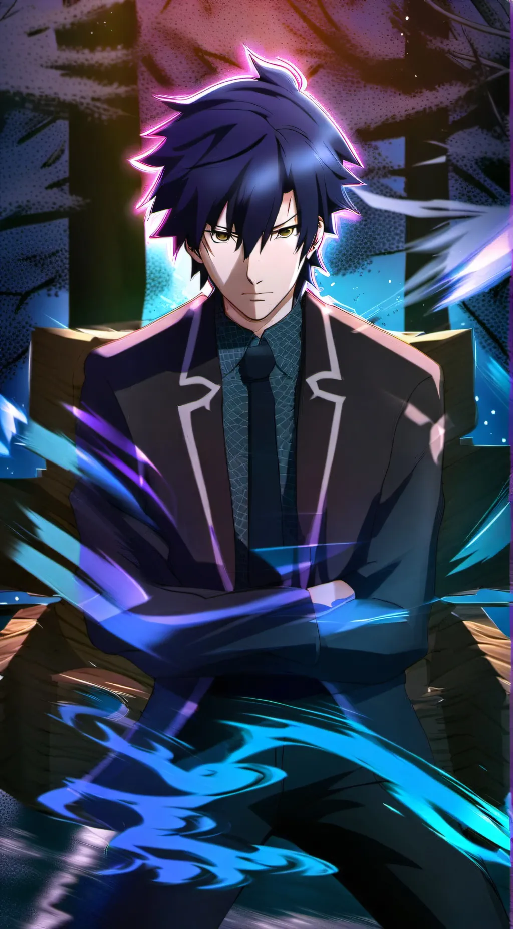 ai character: Lucas Travis background