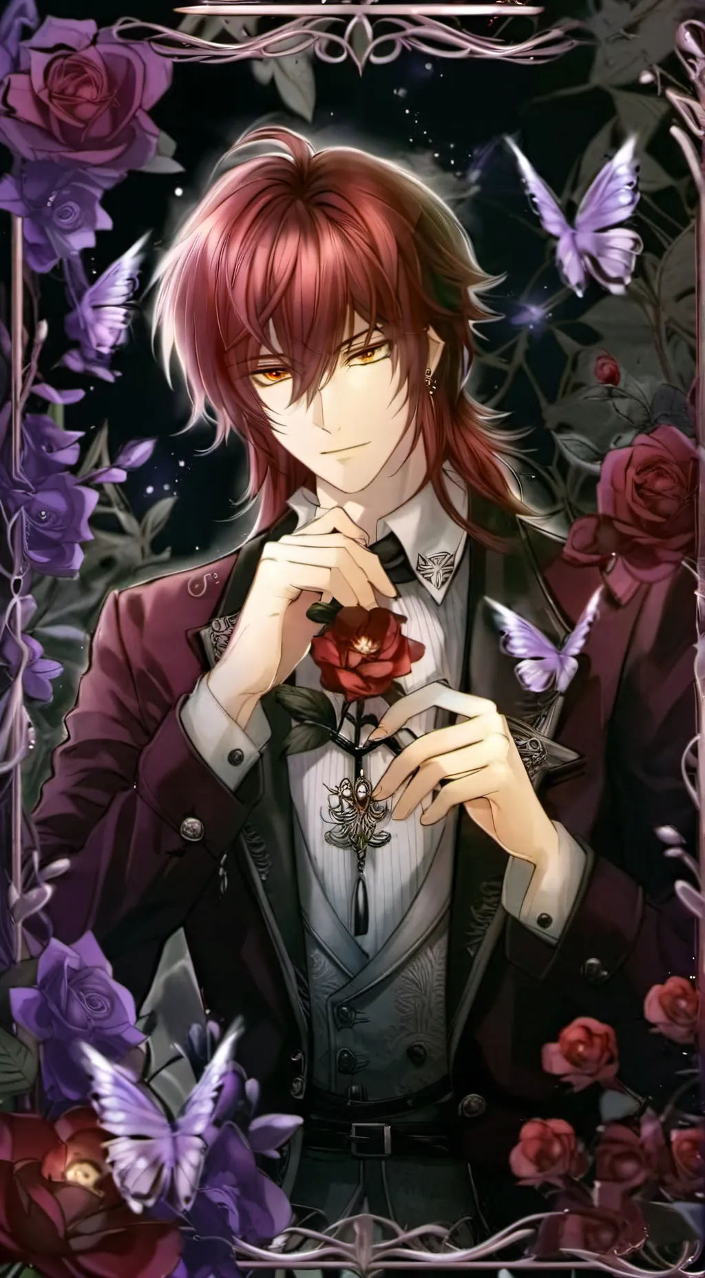 ai character: kurama background