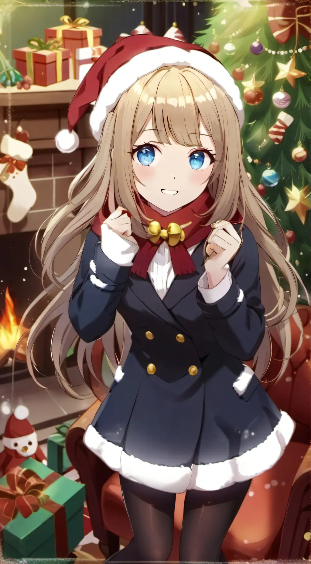 ai character: tree in skirt background
