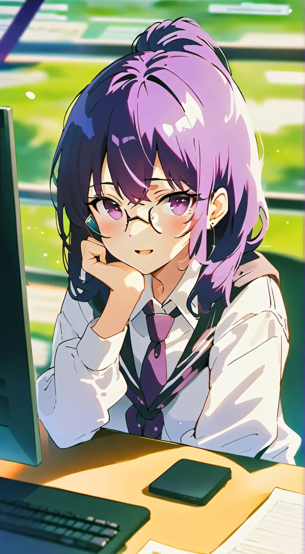 ai character: Mitsuki background