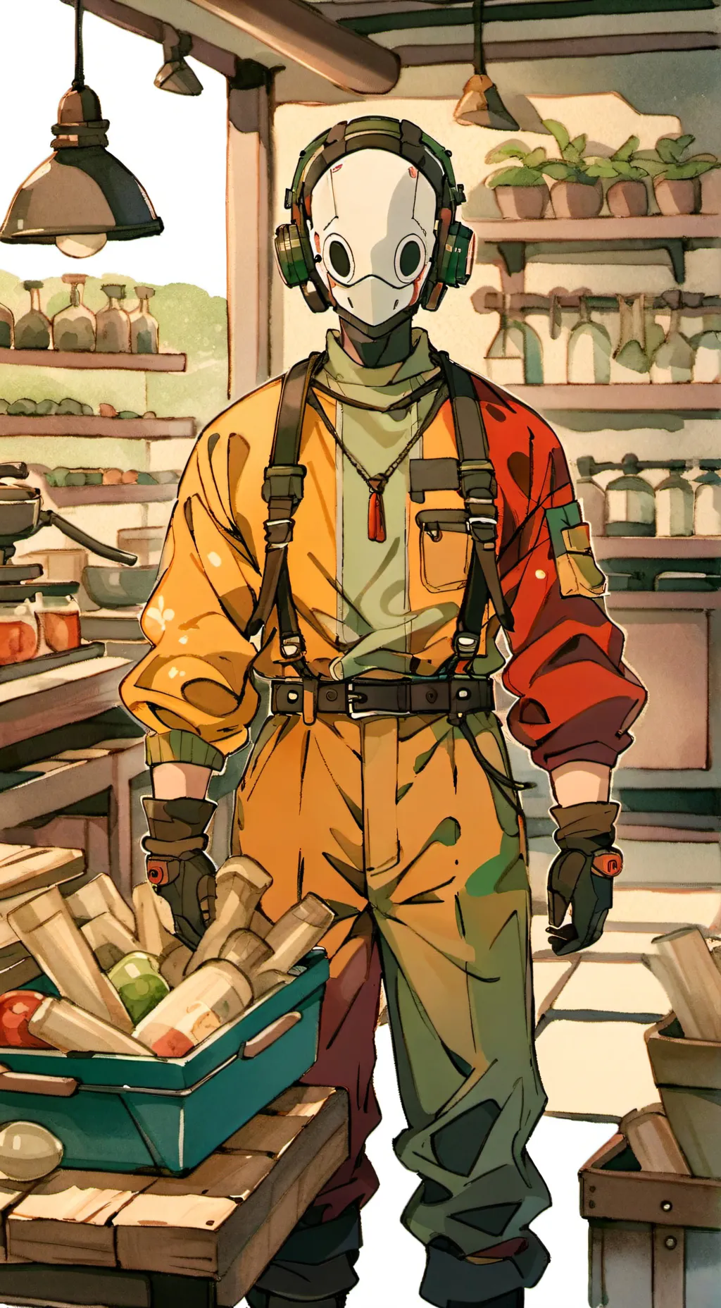 ai character: TEST DUMMY background
