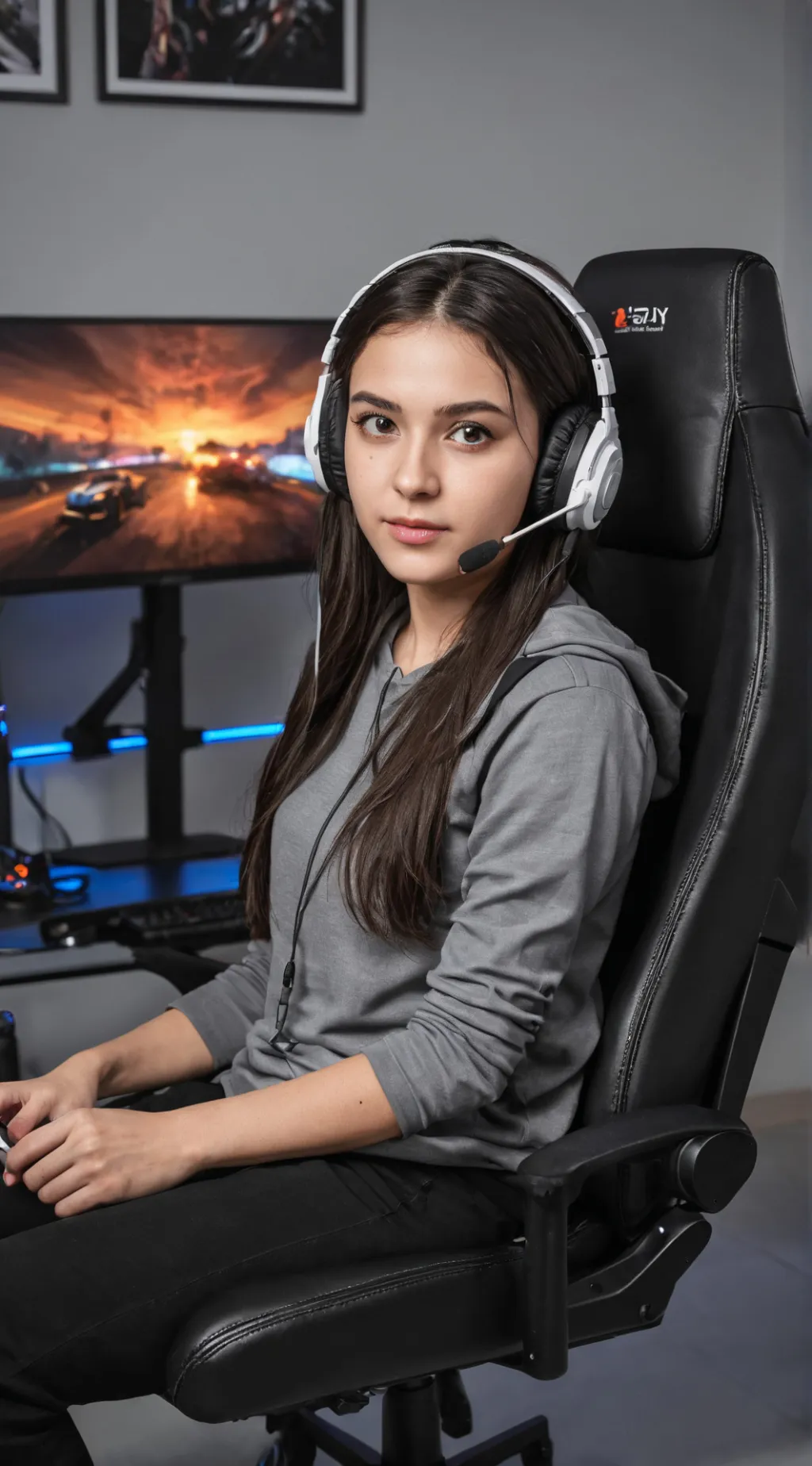 ai character: Ellie Schultzer  background