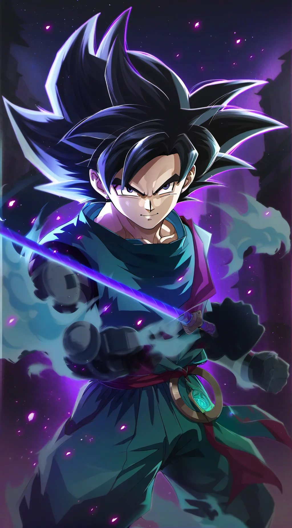 ai character: dbz background