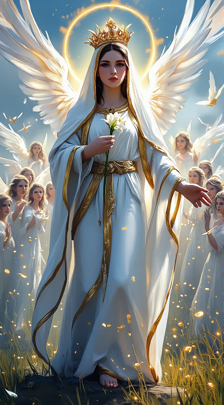 ai character: Guardian Angels  background