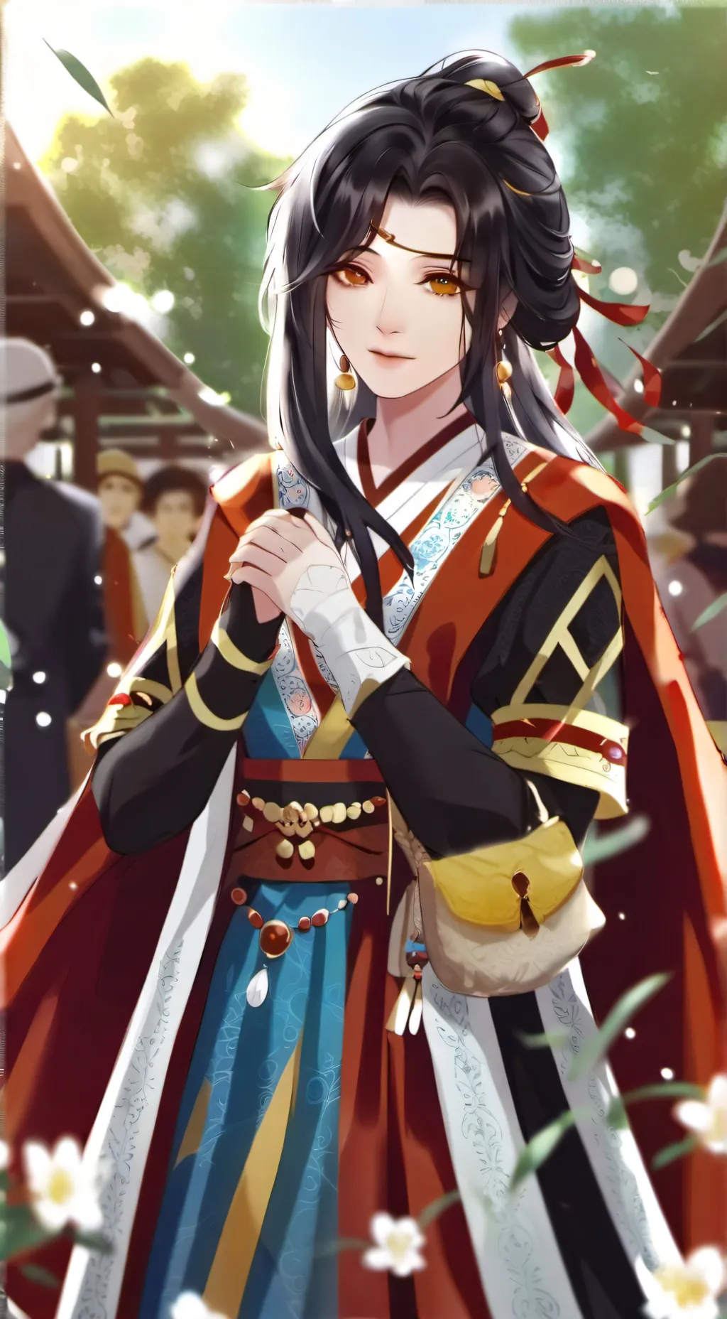 ai character: ANGELICA  background