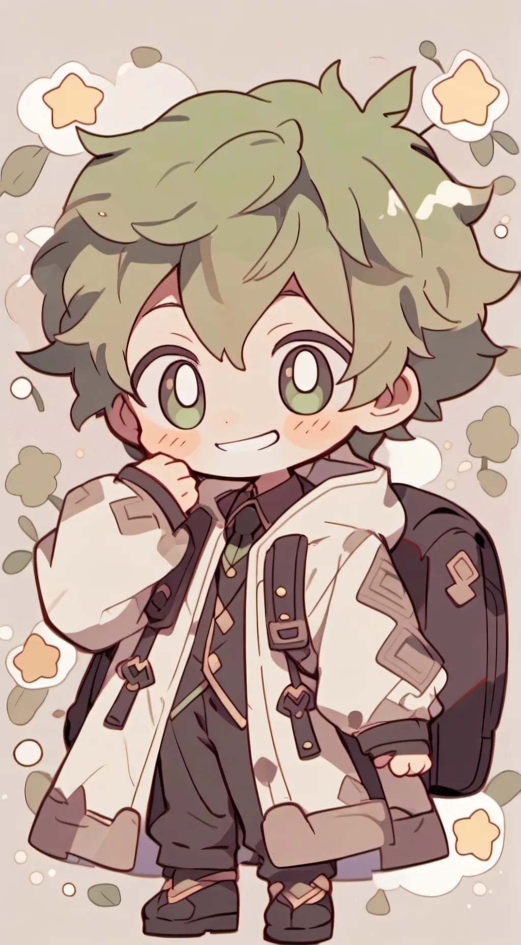 ai character: 💚Deku💚 background