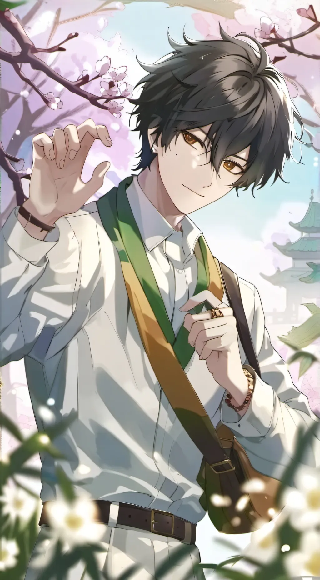 ai character: mha speech day background