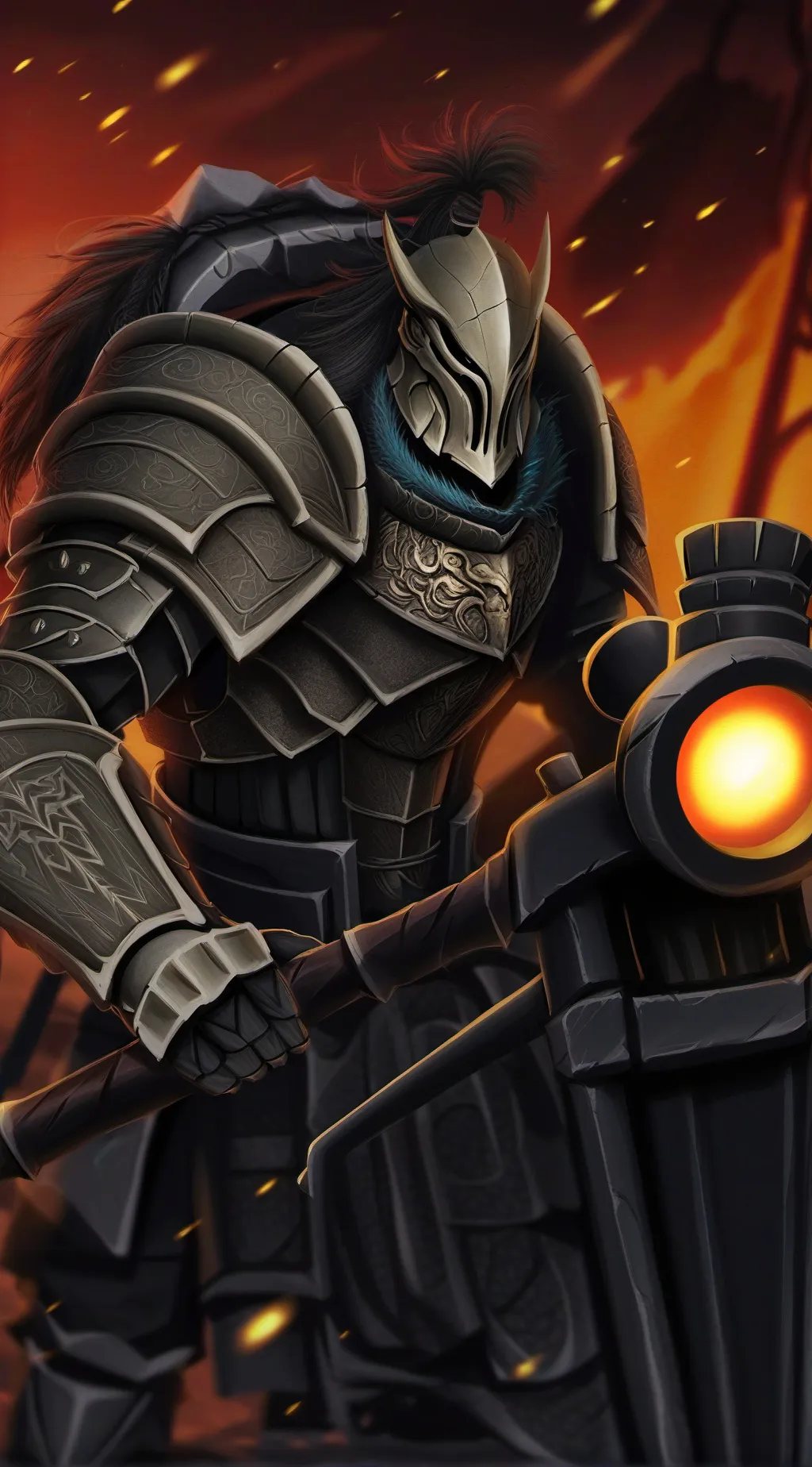 ai character: ancient soilder  background