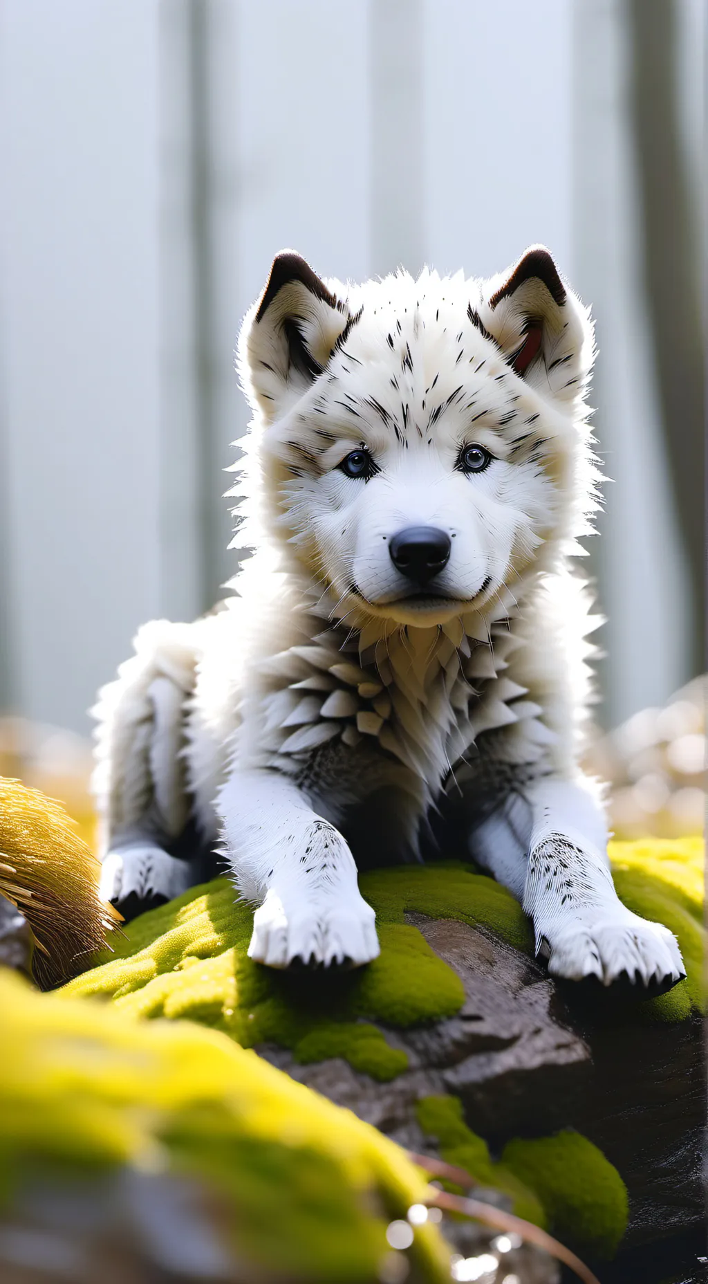 ai character: Dire wolf  background