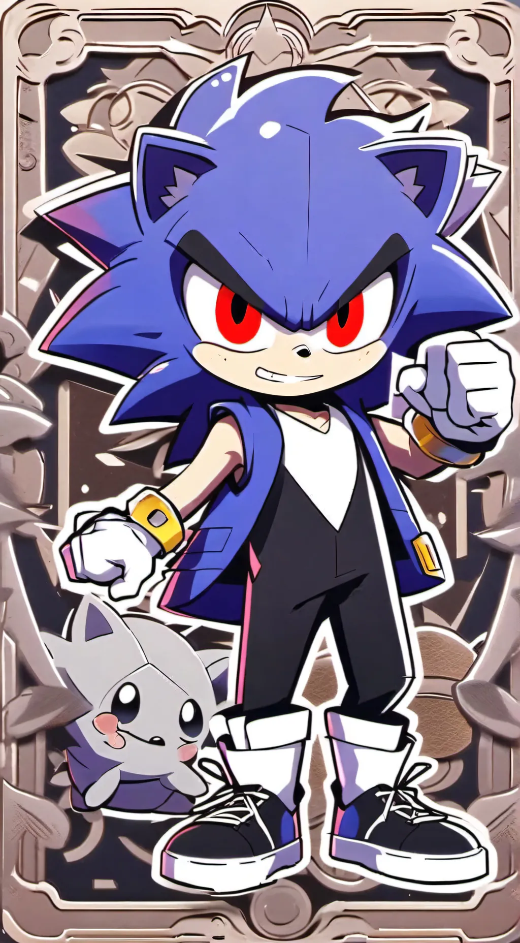 ai character: Sonic  background