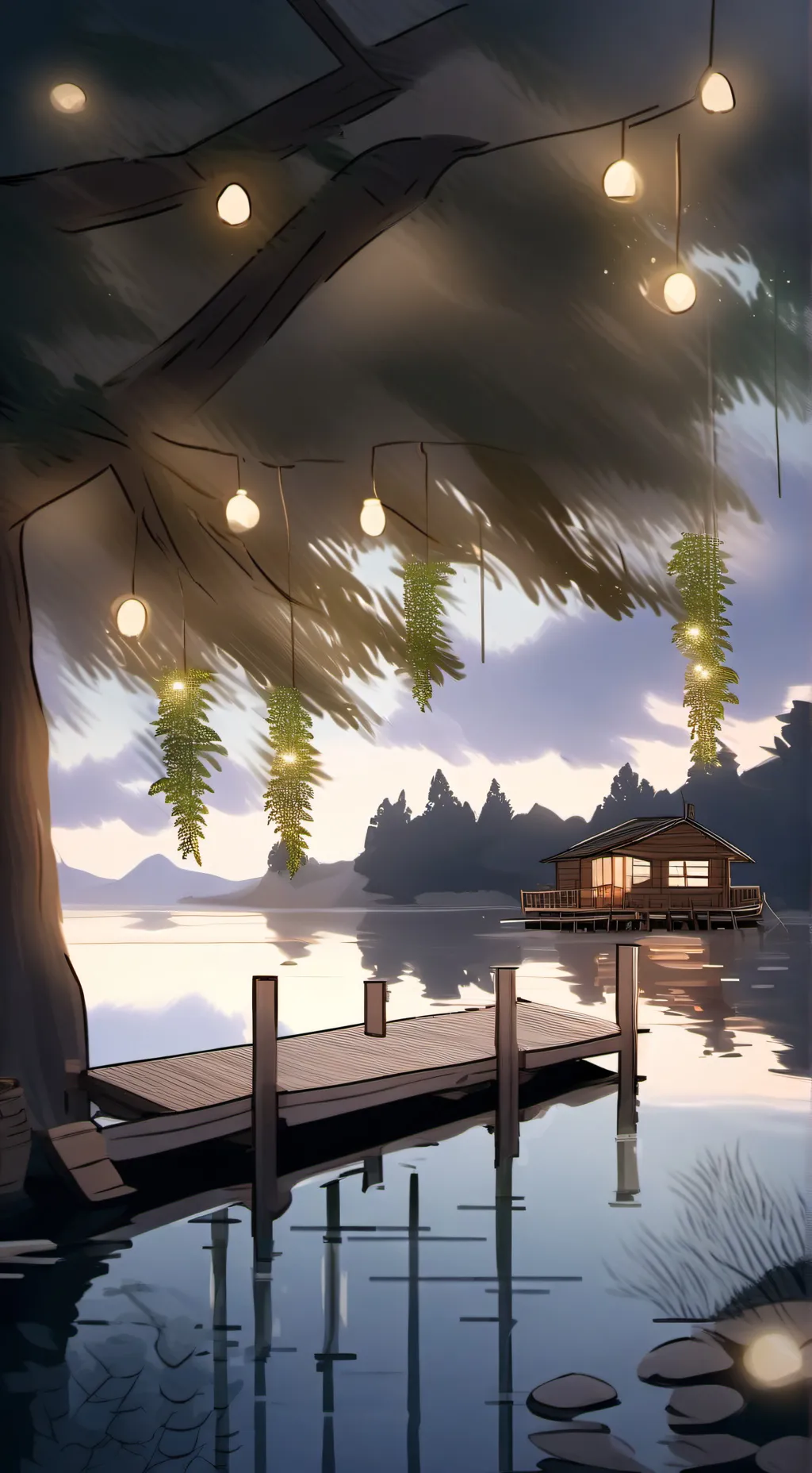 ai character: •CH• background
