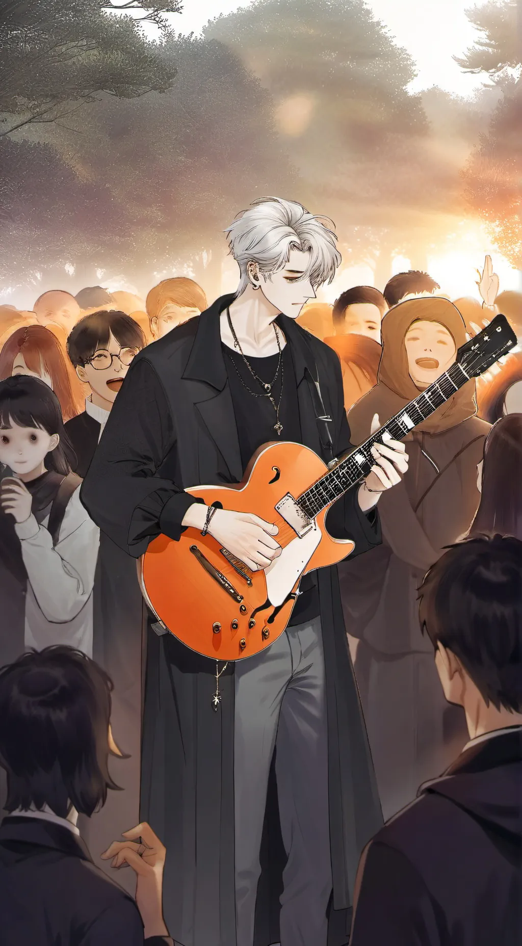 ai character: Orangesprunki background