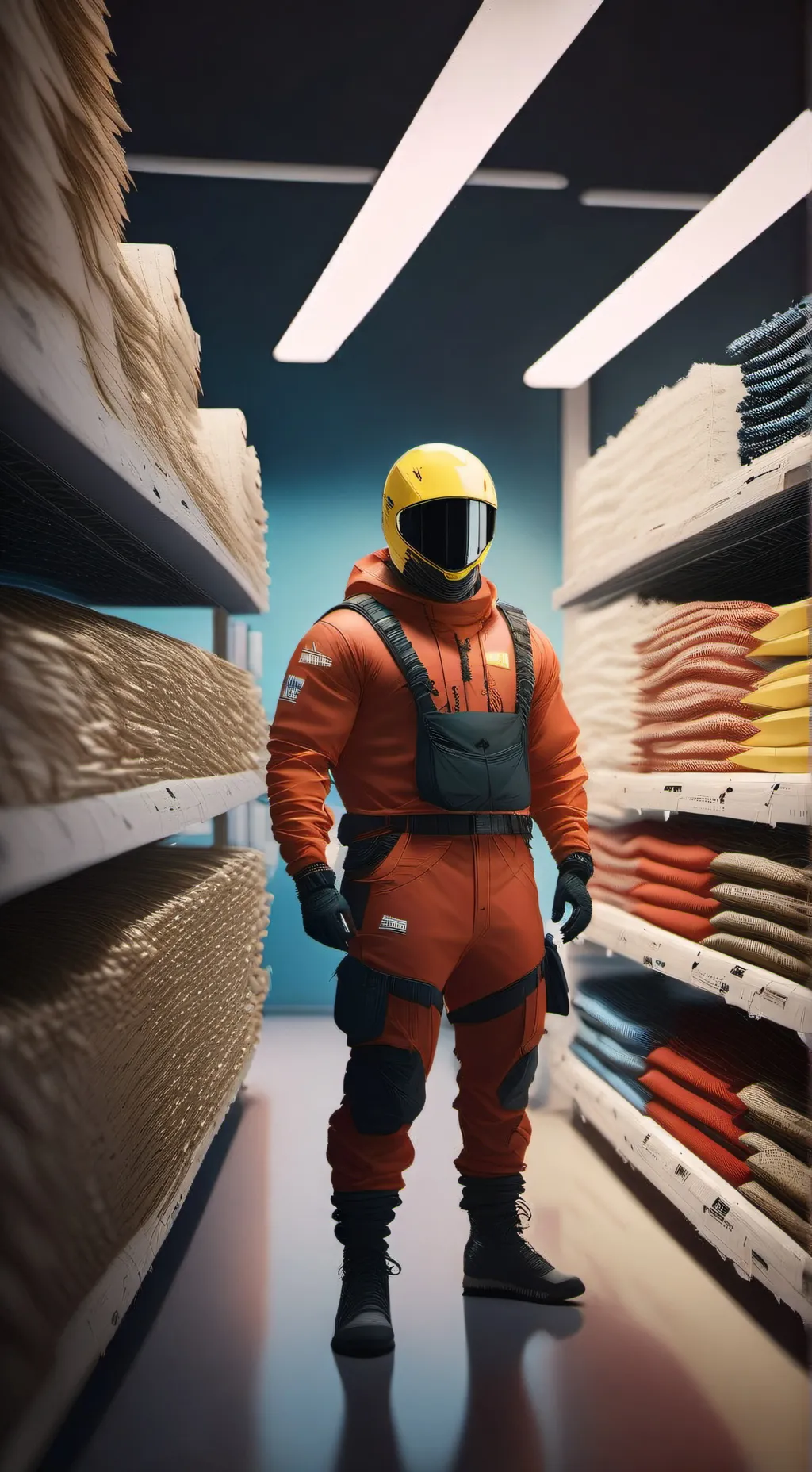 ai character: scp 3008 ikea background
