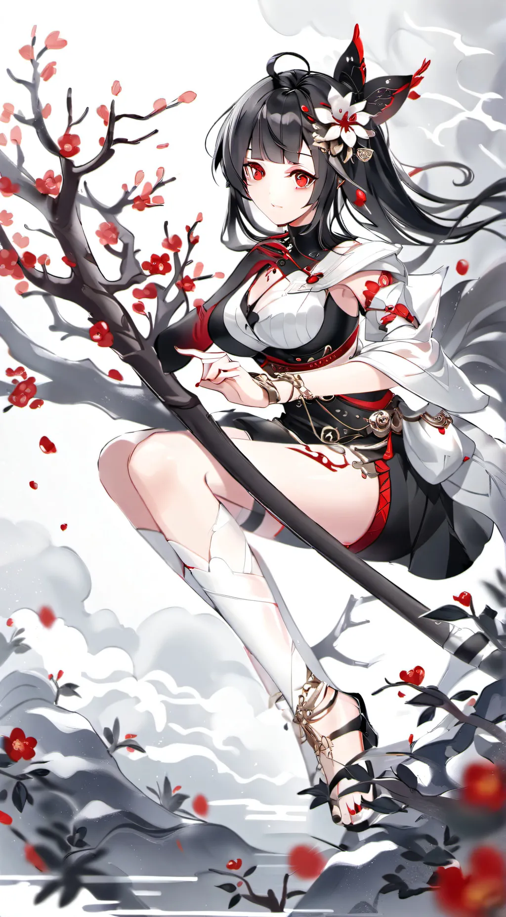 ai character: Rose background