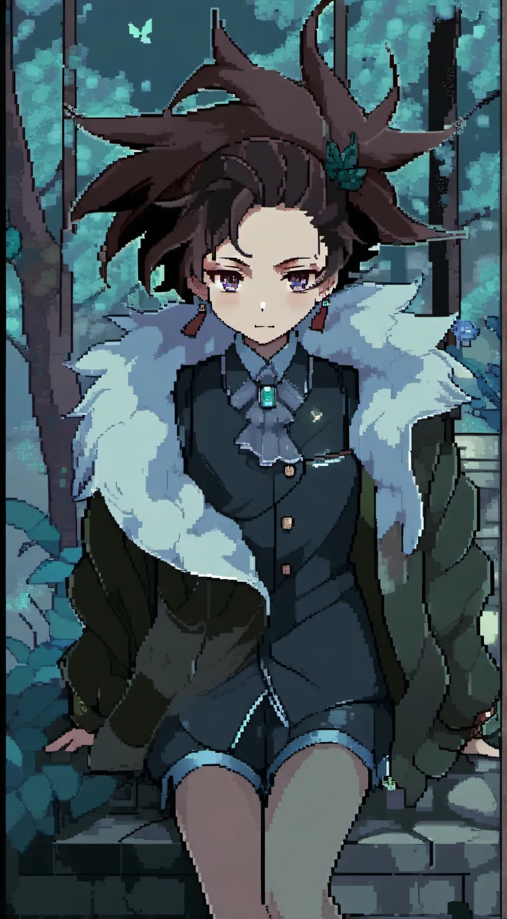 ai character: mundo kny bebe background
