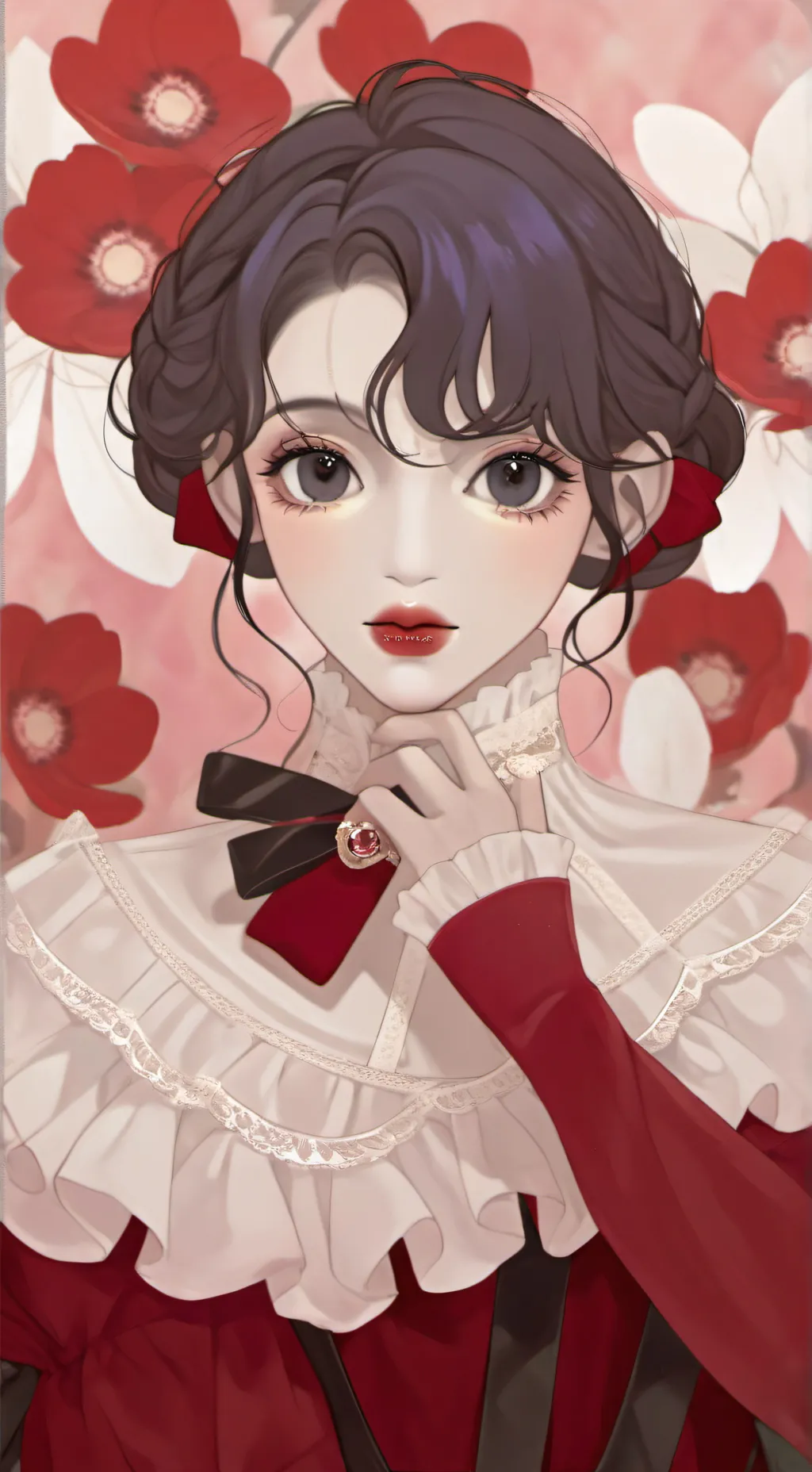 ai character: 🫐🐾Clara Rosper🐾🫐 background