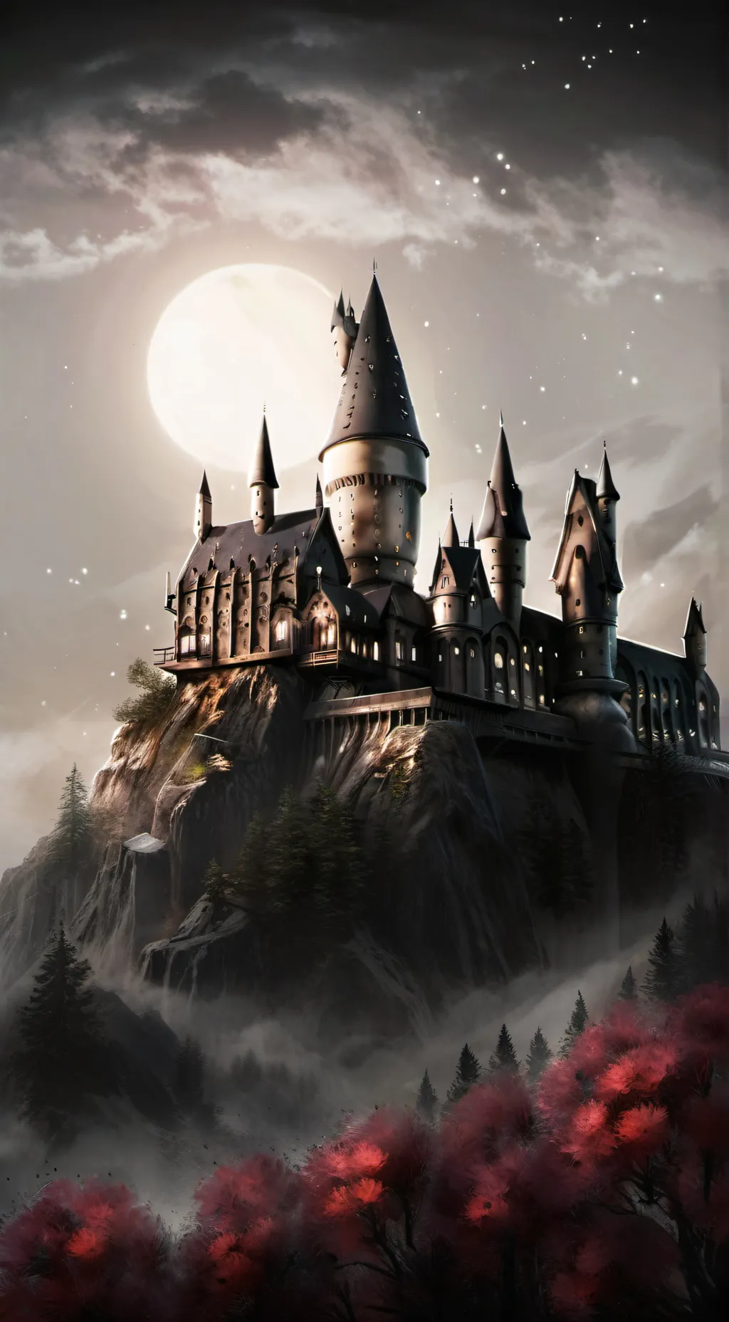 ai character: ｡𖦹°‧hogwarts🍃 background