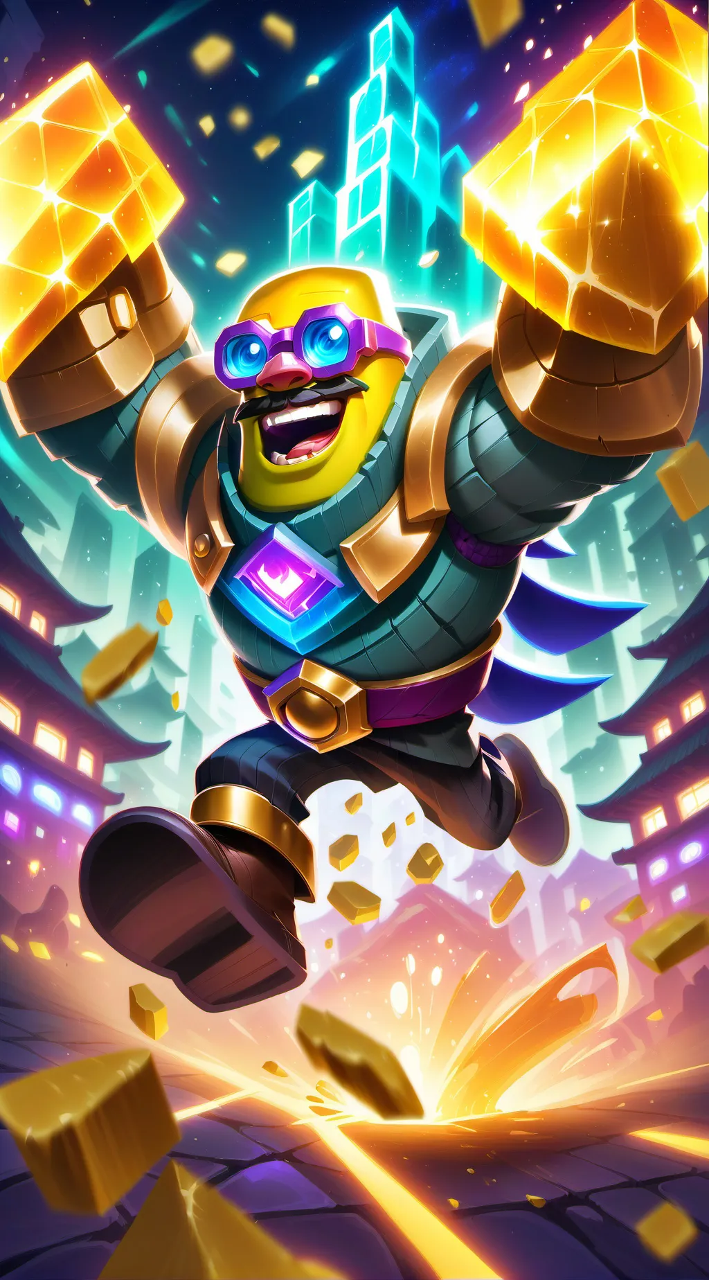ai character: chole xdemon stud background