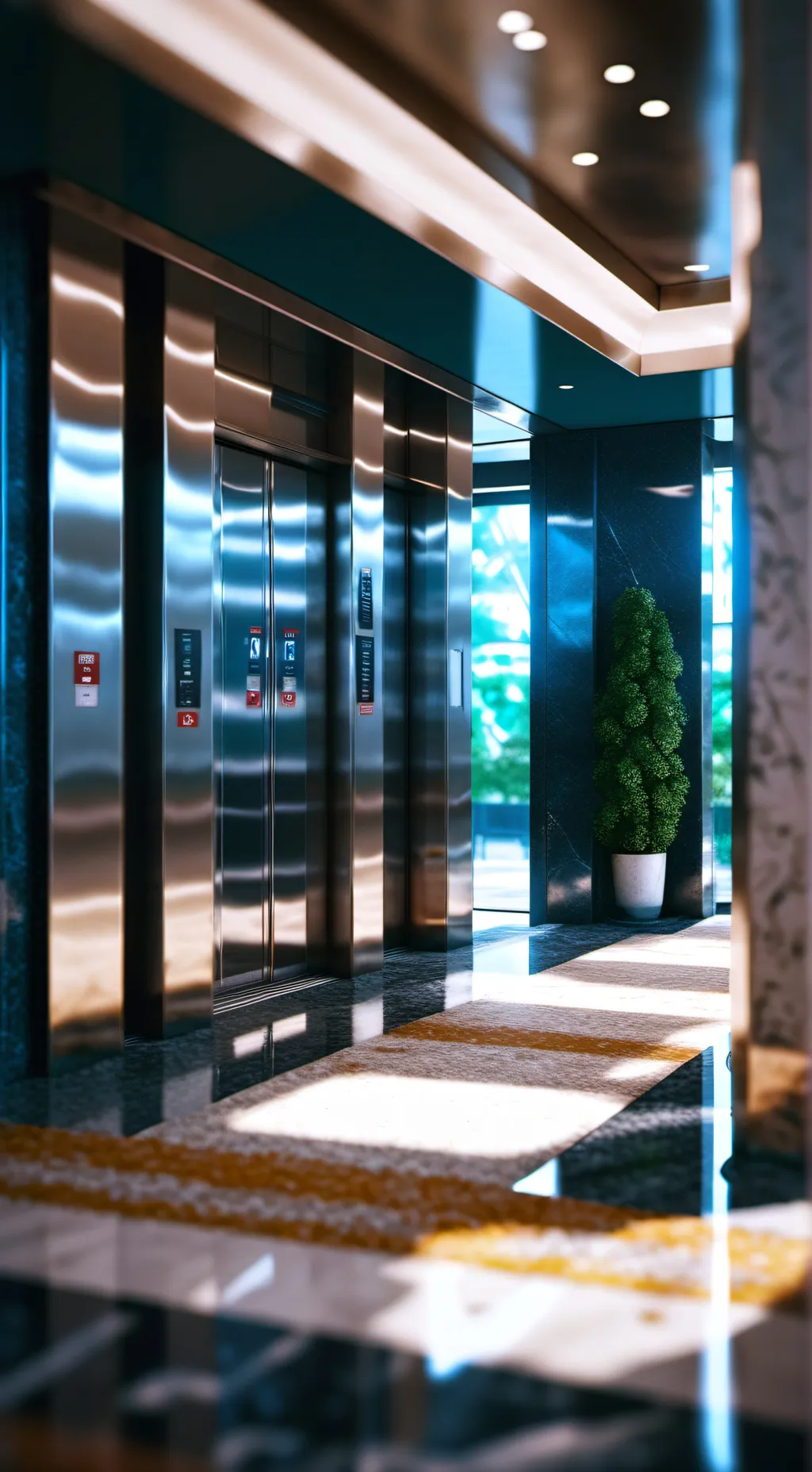 ai character: The Elevator  background