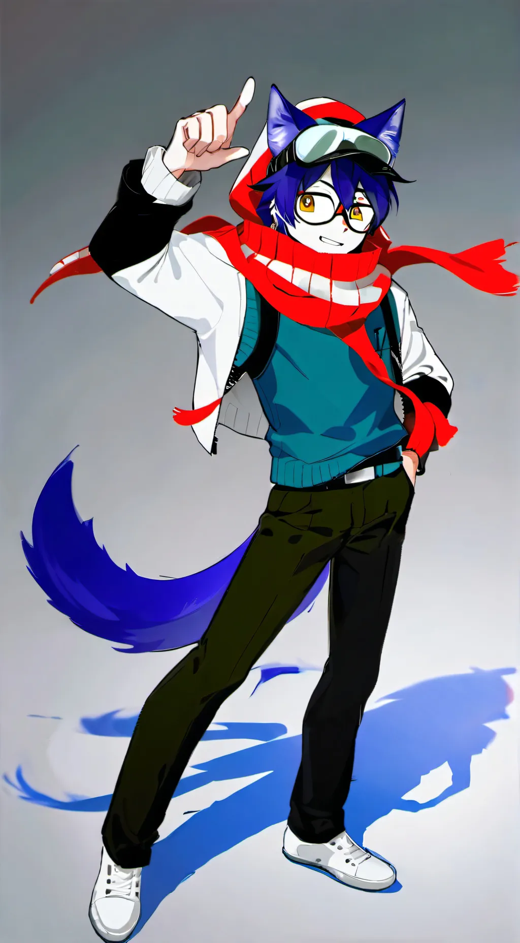 ai character: Void.latex background
