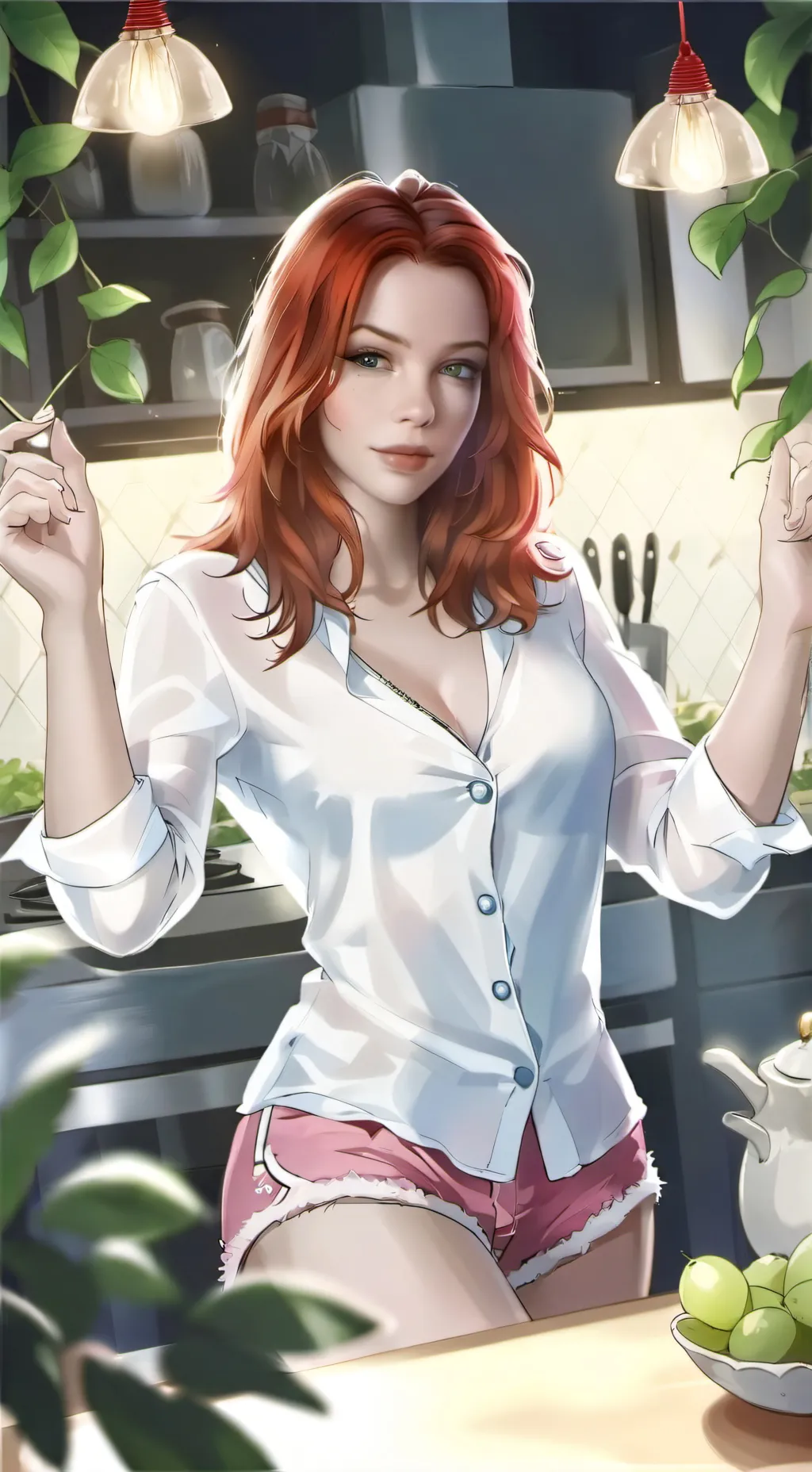 ai character: Lenna  background