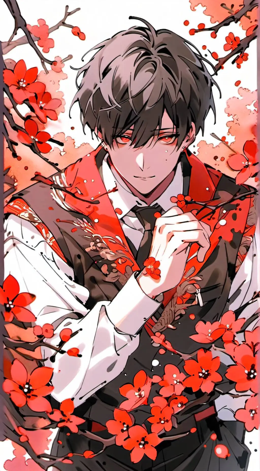 ai character: •°JUN-SEO°• background