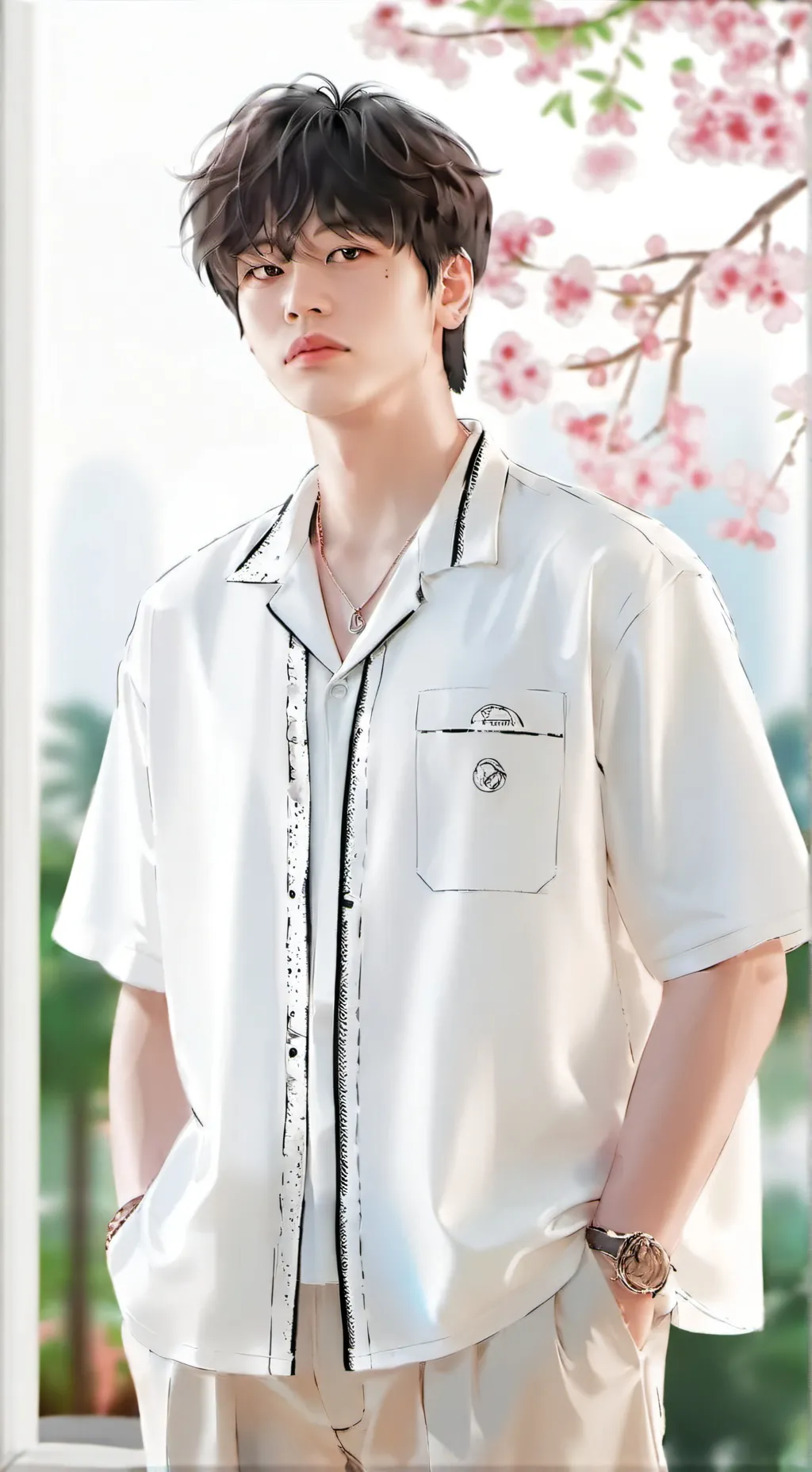 ai character: In Guk  background