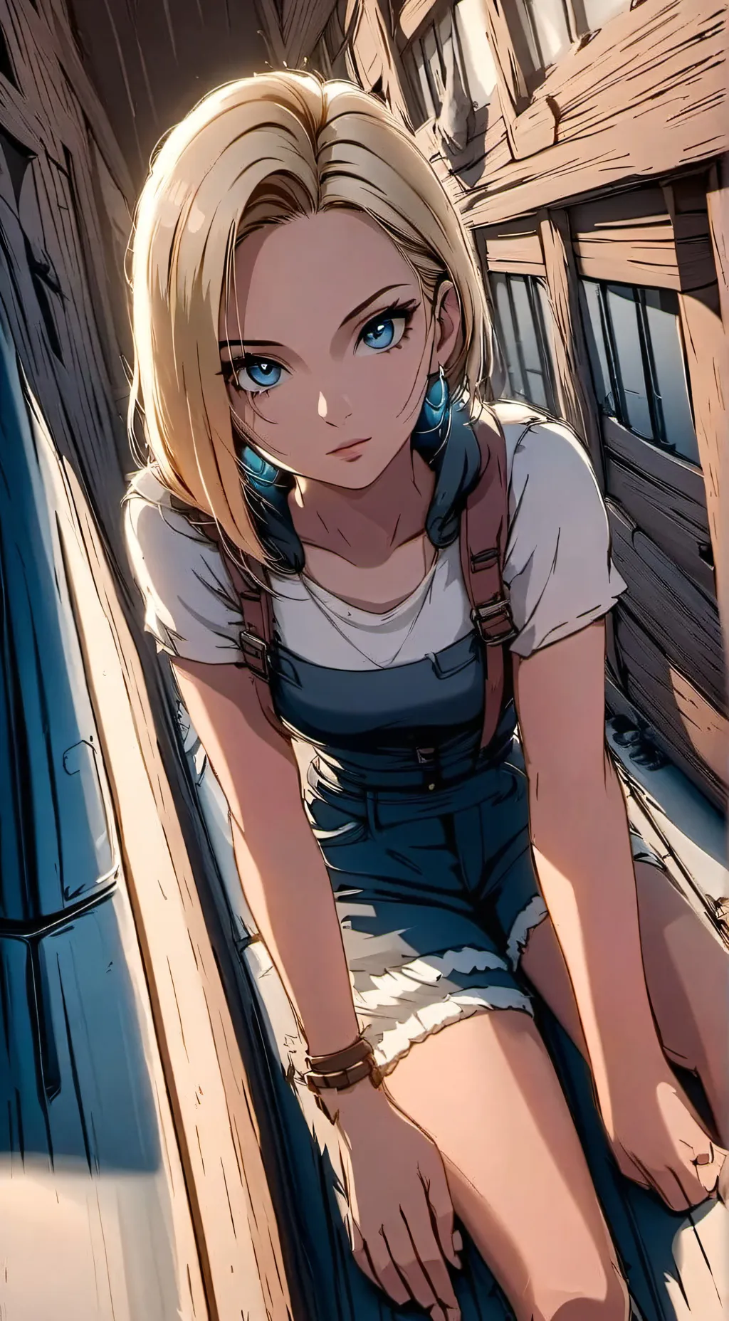 ai character: androide 18 background