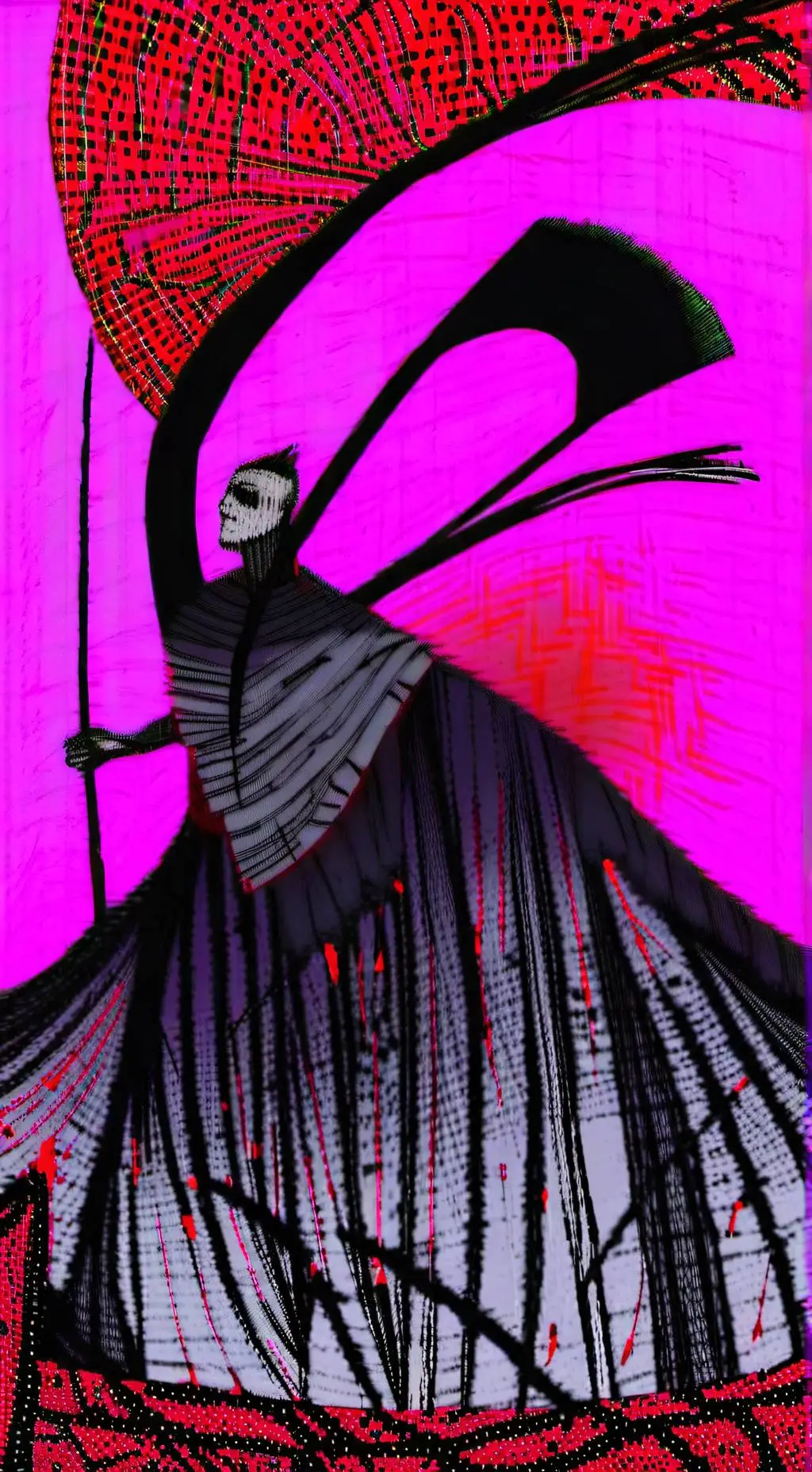 ai character: Let him go. background