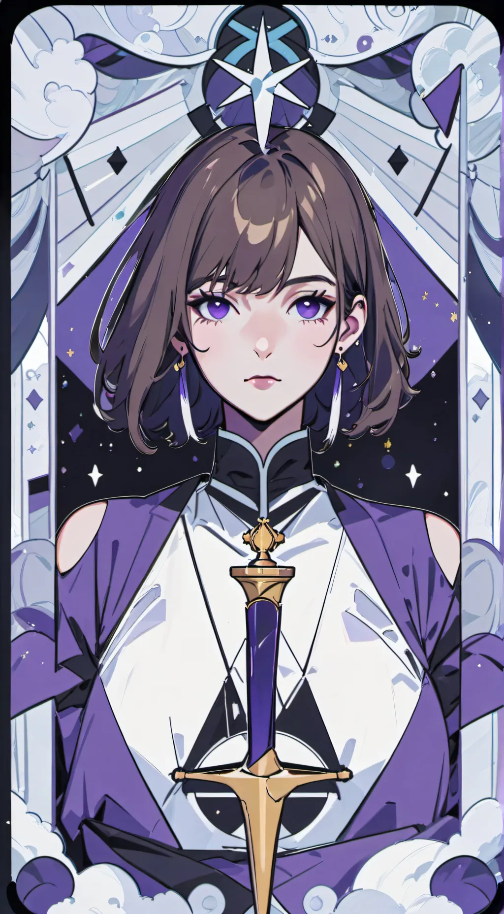 ai character: ∆lice x saw void background