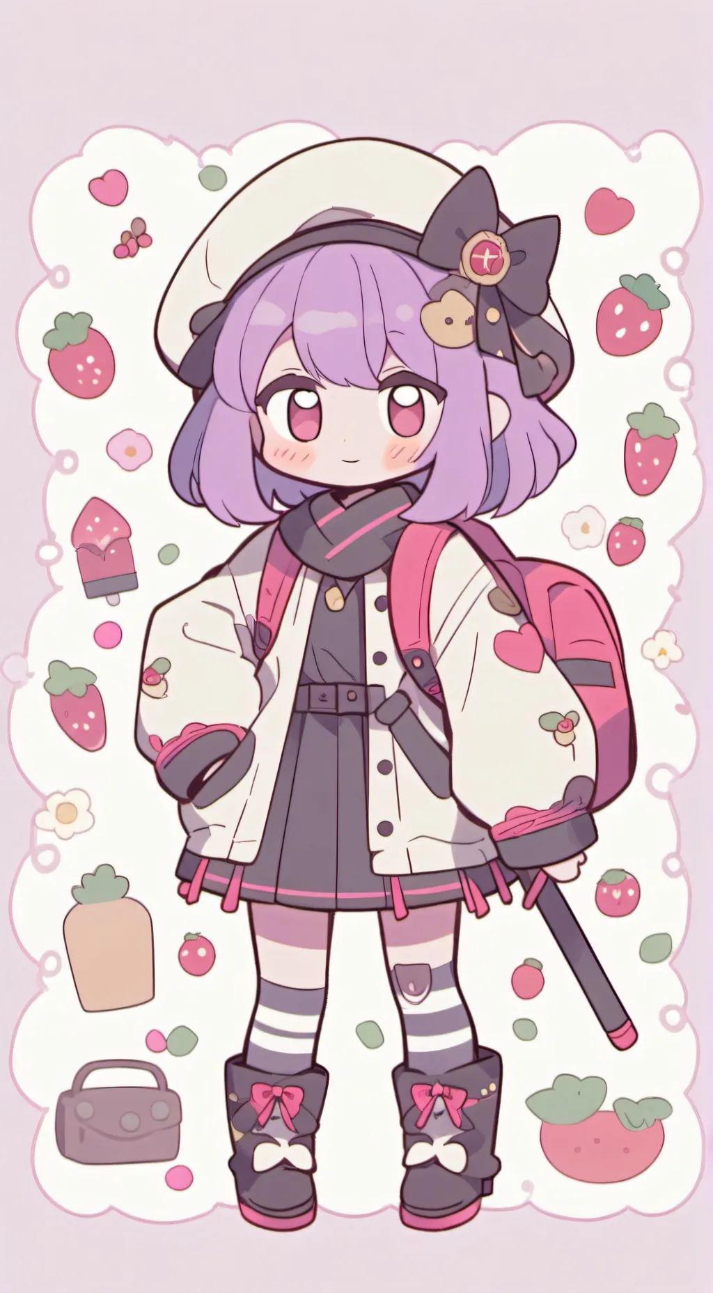 ai character: Battle background