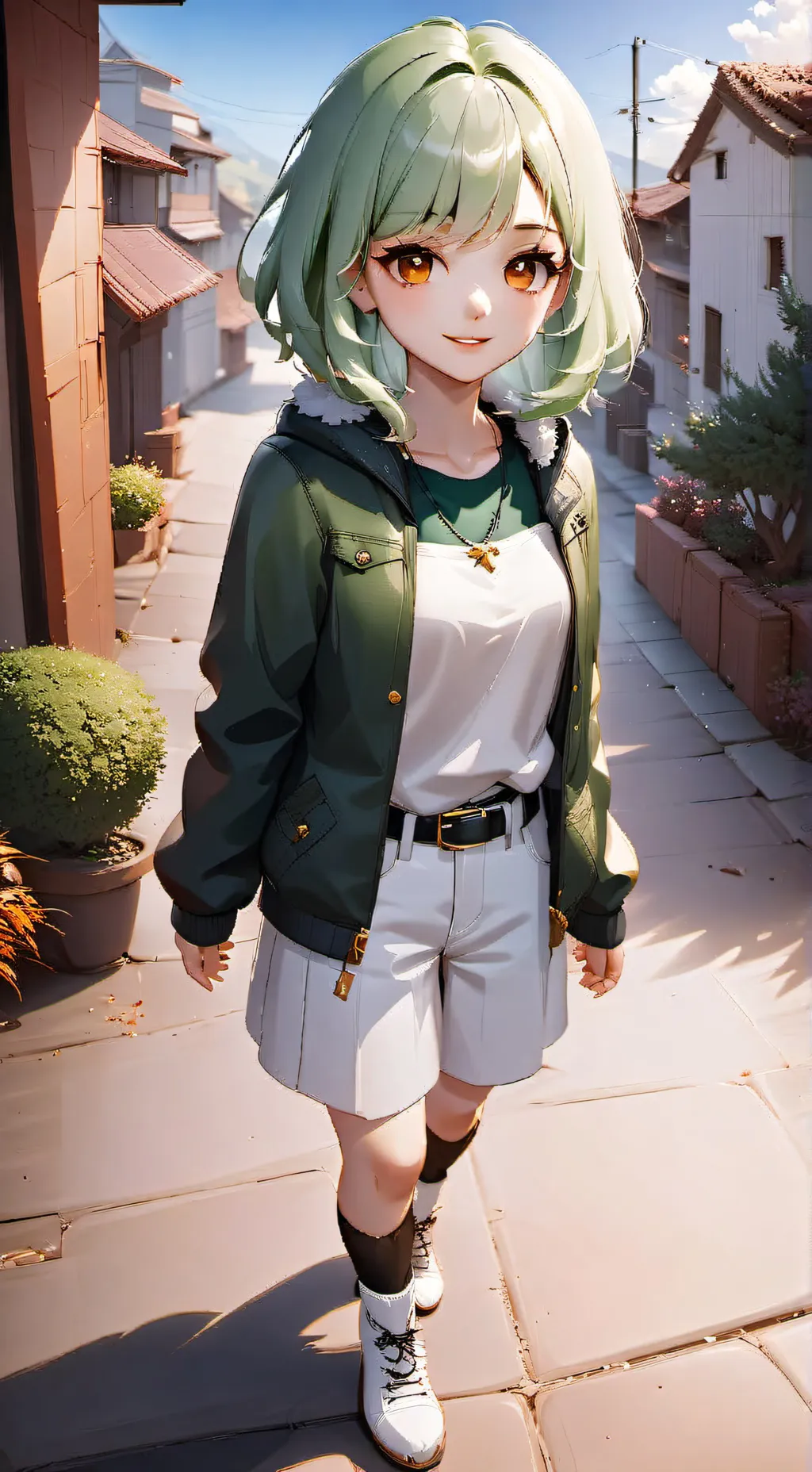 ai character: Mochi background