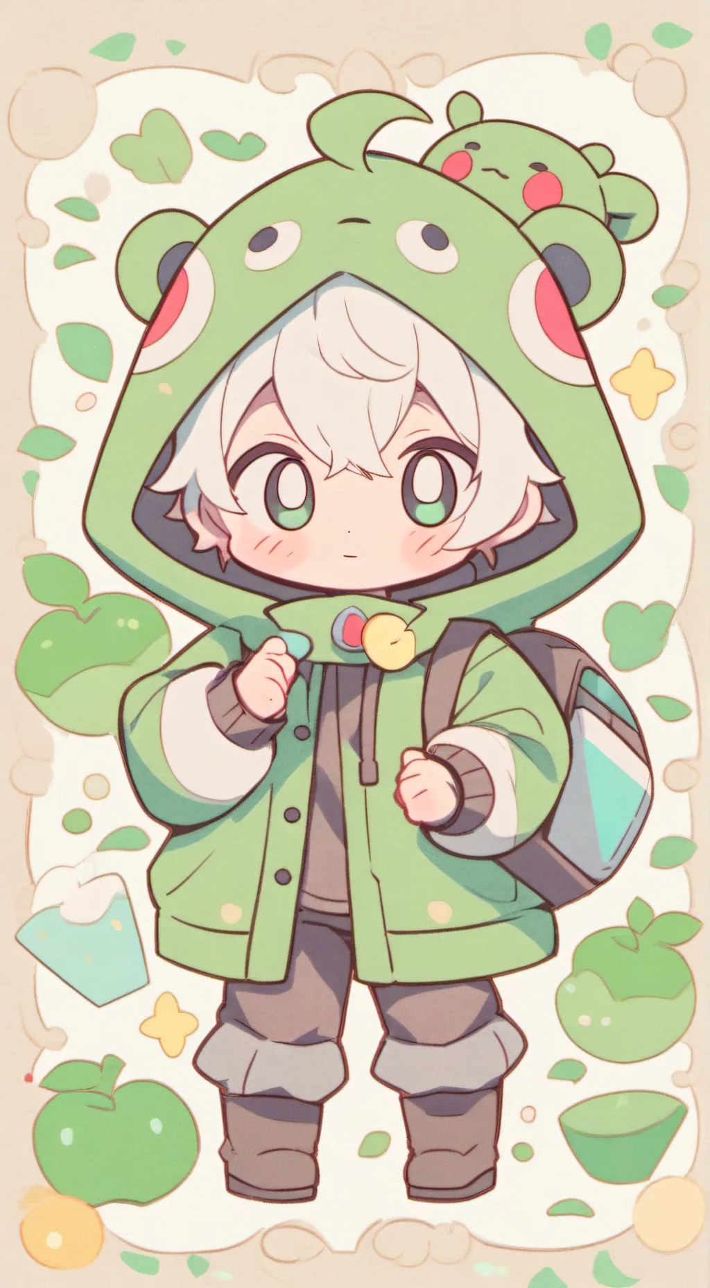 ai character: Diabetic toddler  background