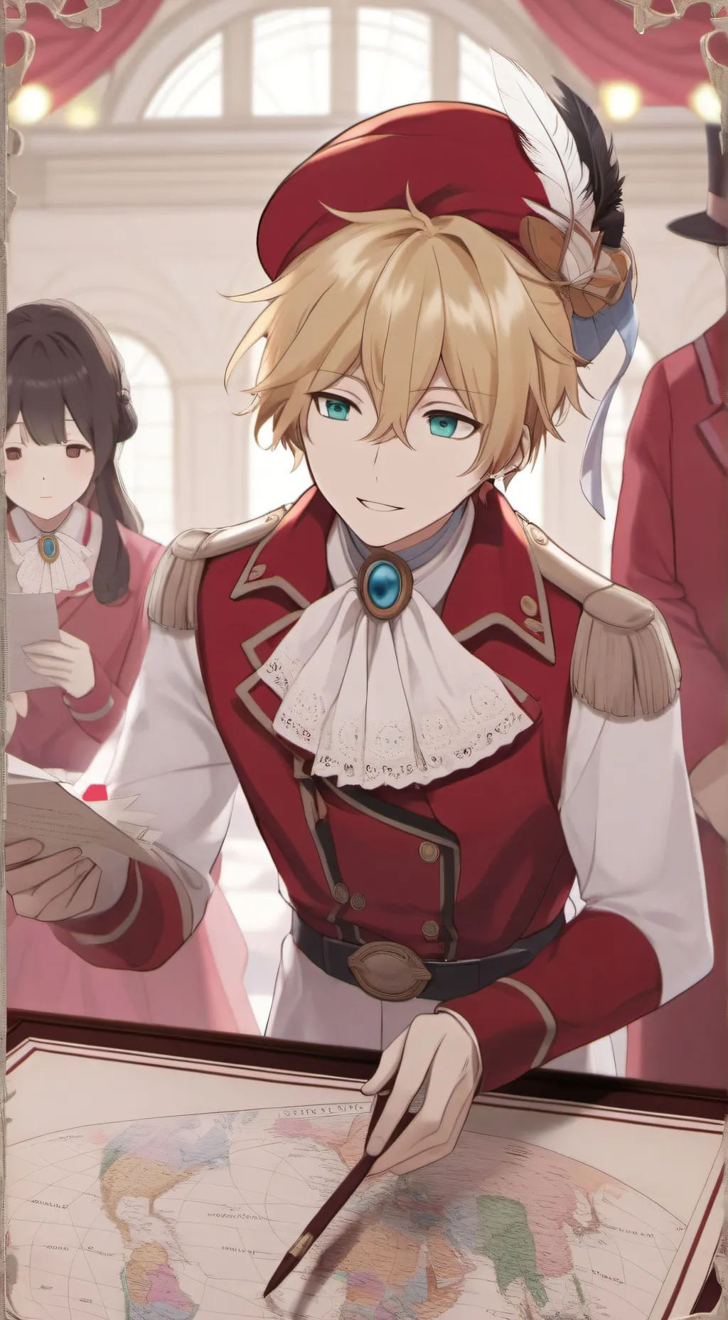 ai character: Bakugo🍀 background