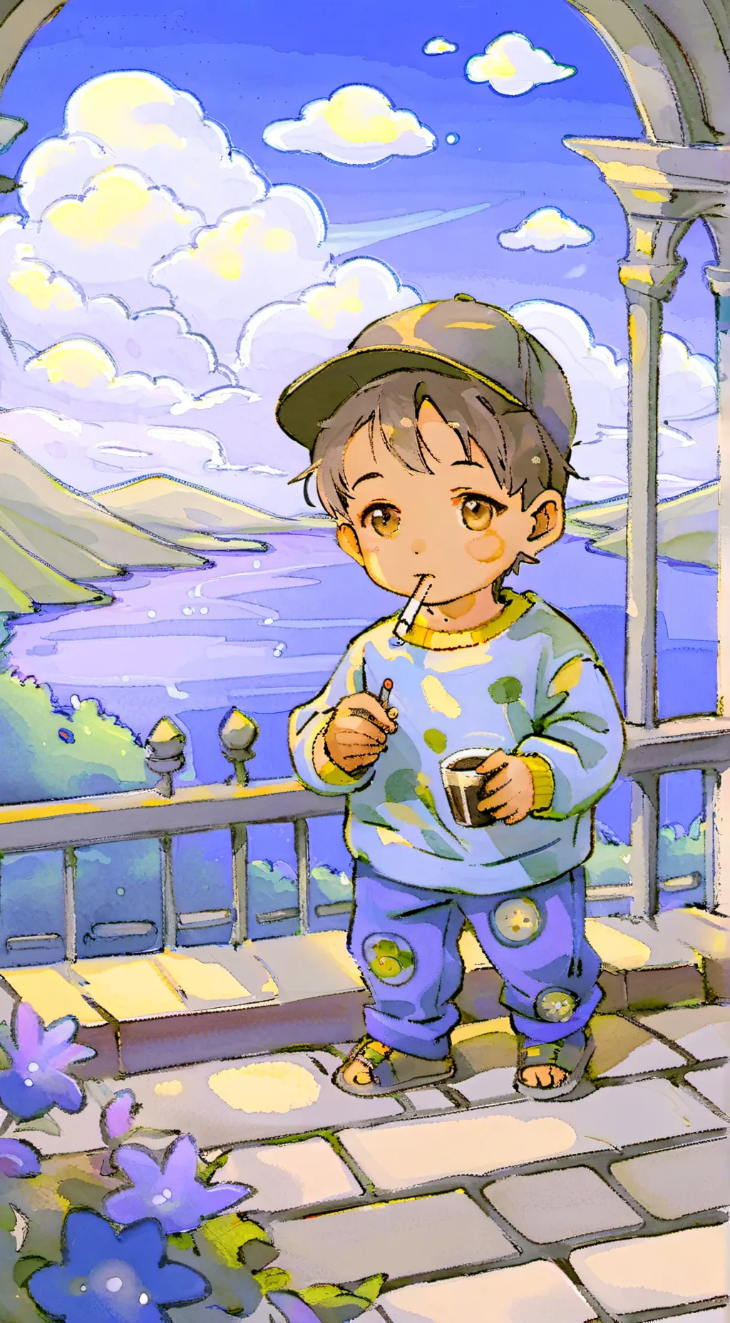 ai character: the forest (FPE) background