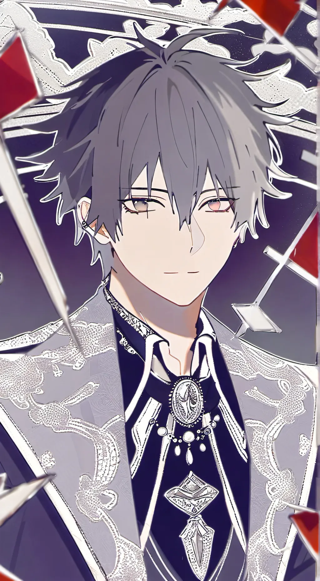 ai character: bakugo 😦😦 background