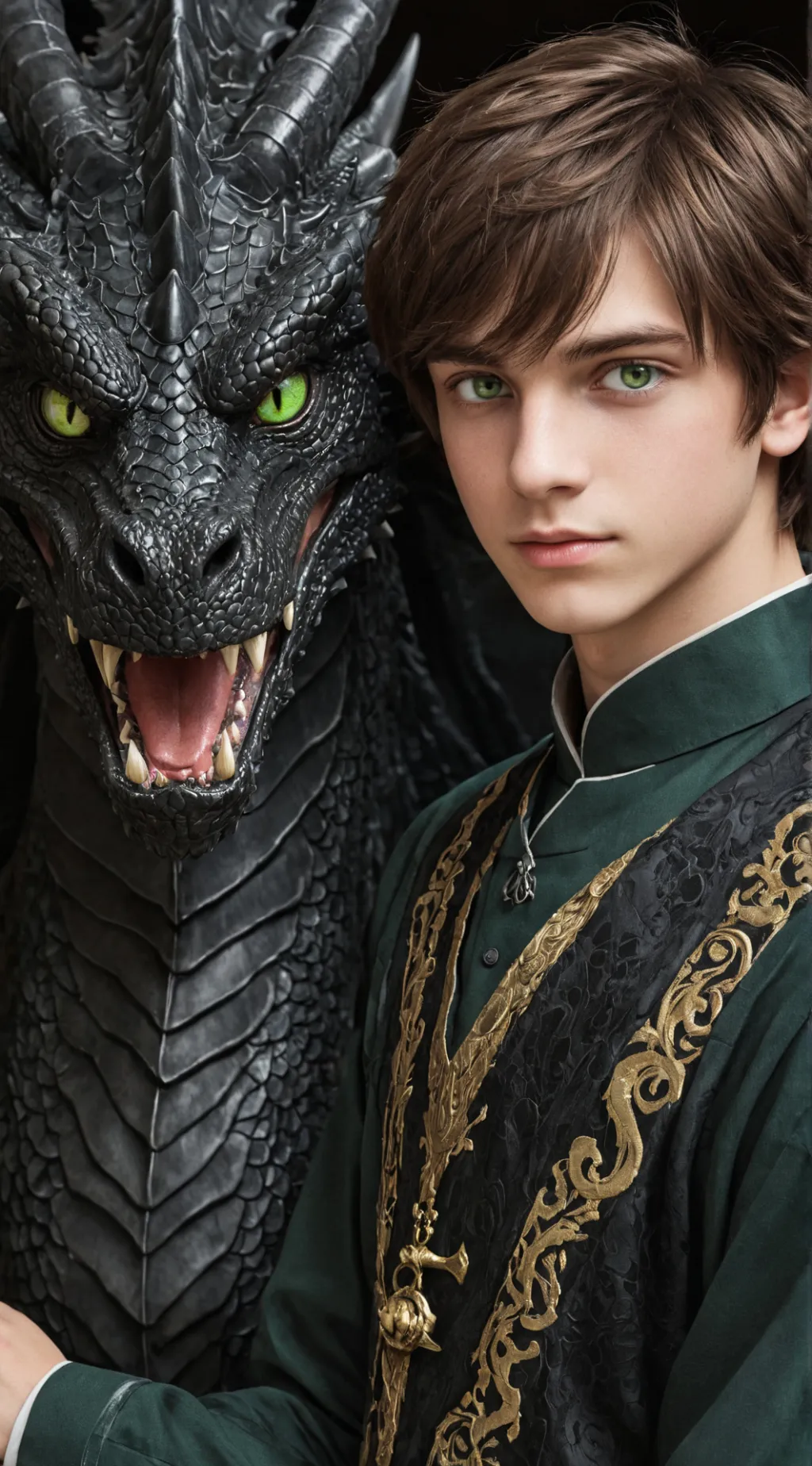 ai character: Evil Hiccup au background