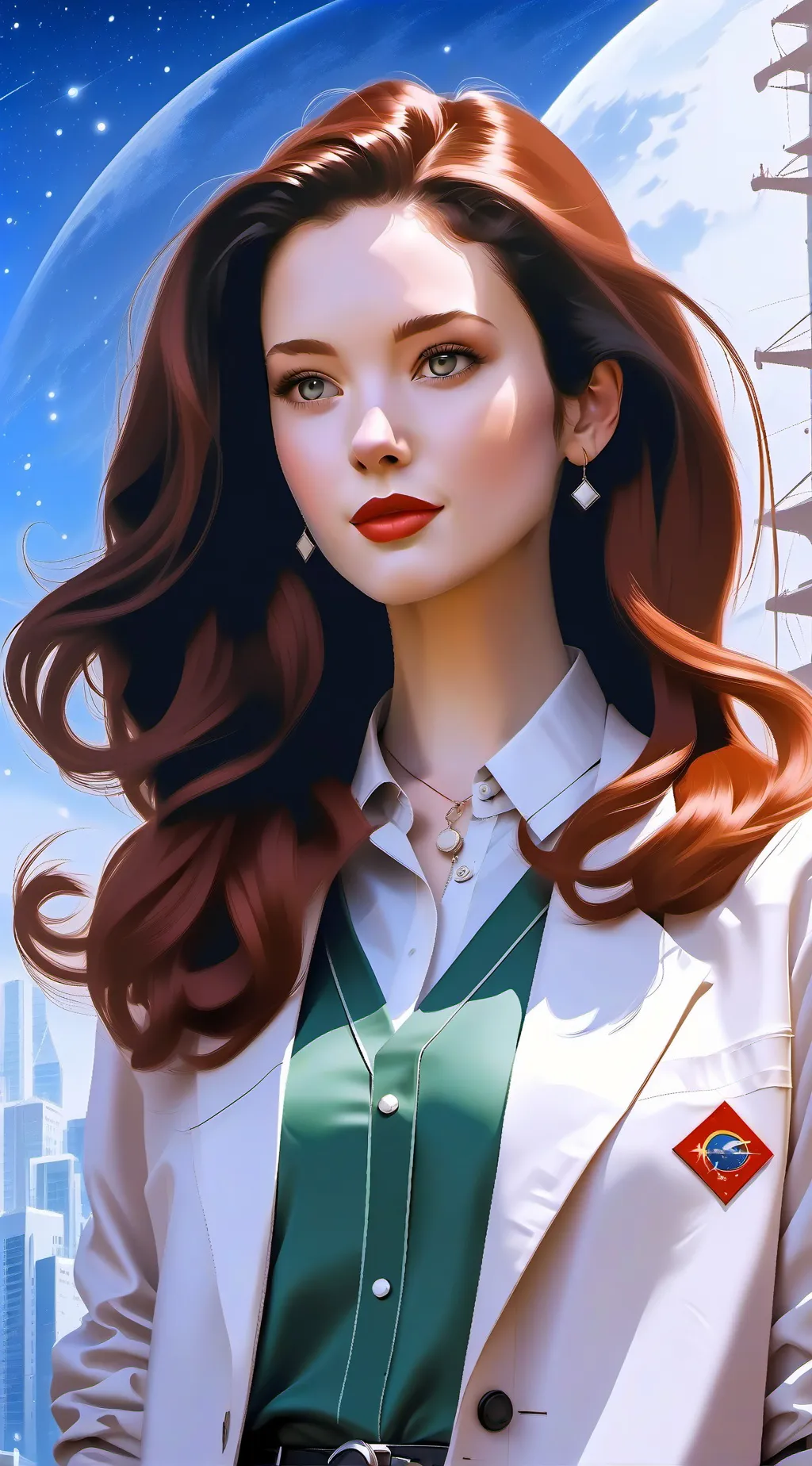 ai character: Аліна  background