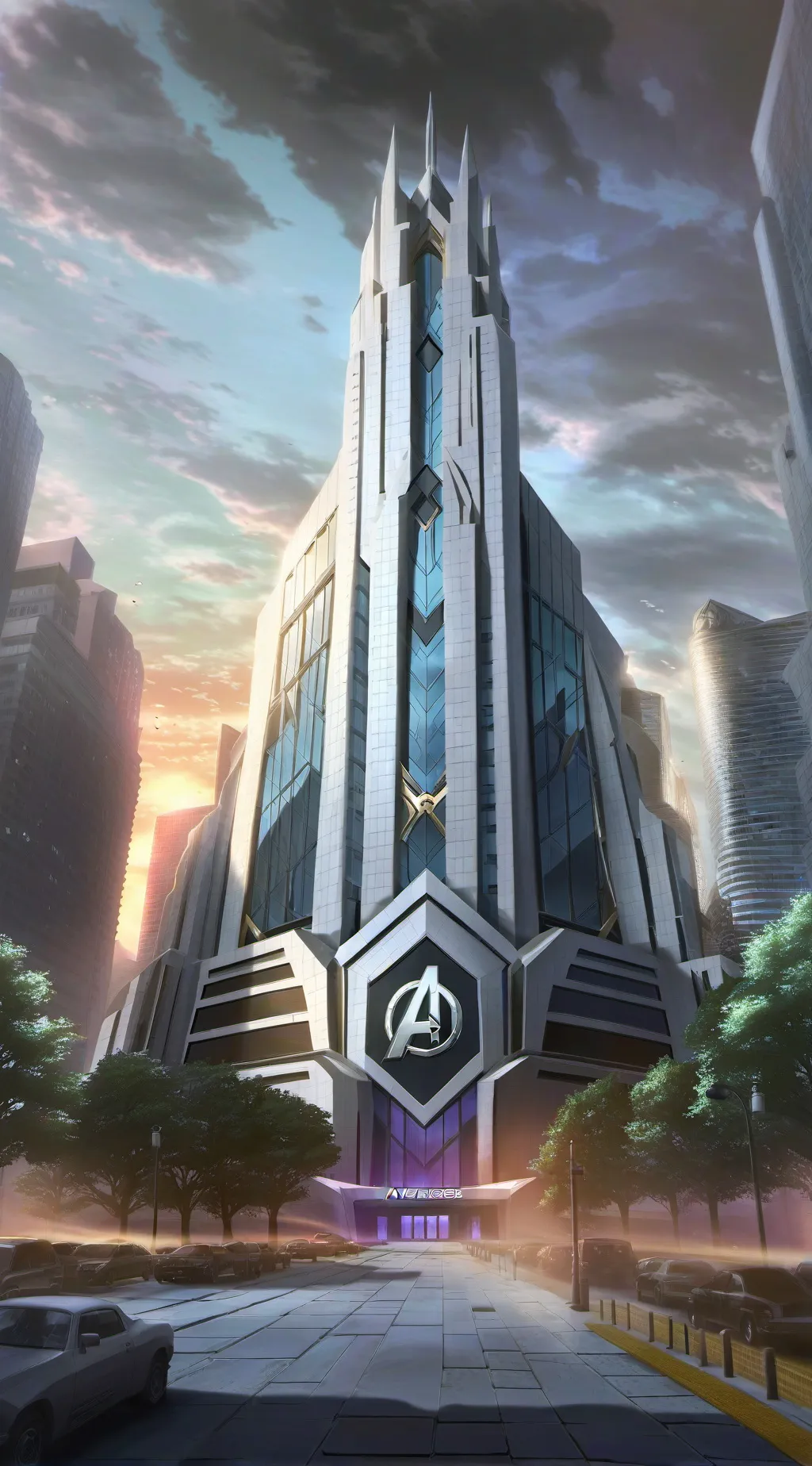 ai character: Avengers talkie 6 background
