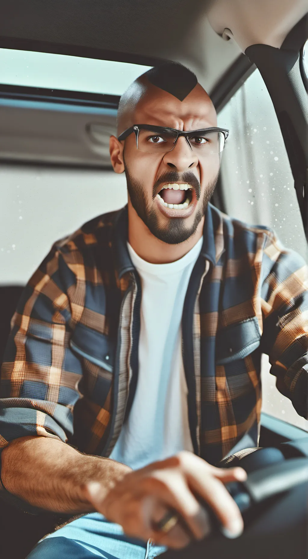 ai character: Road Rage Man background