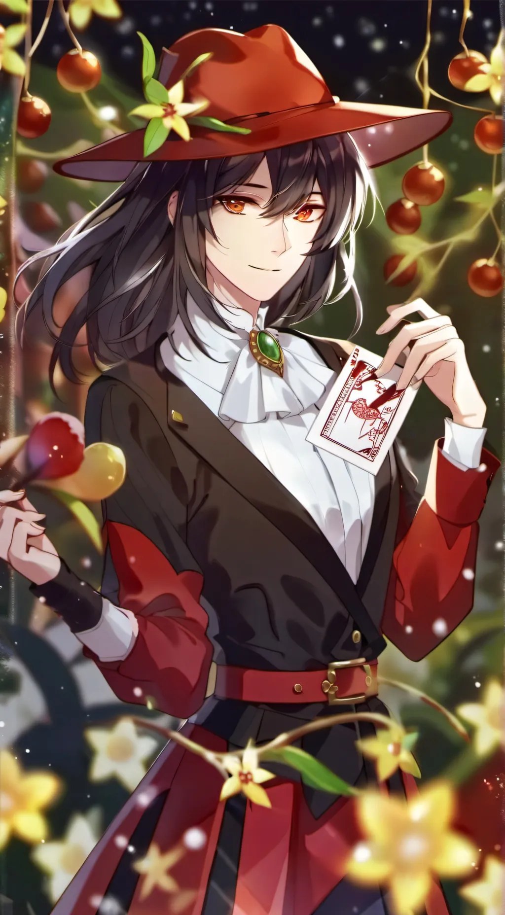 ai character: Gojo kidnap Sukuna background