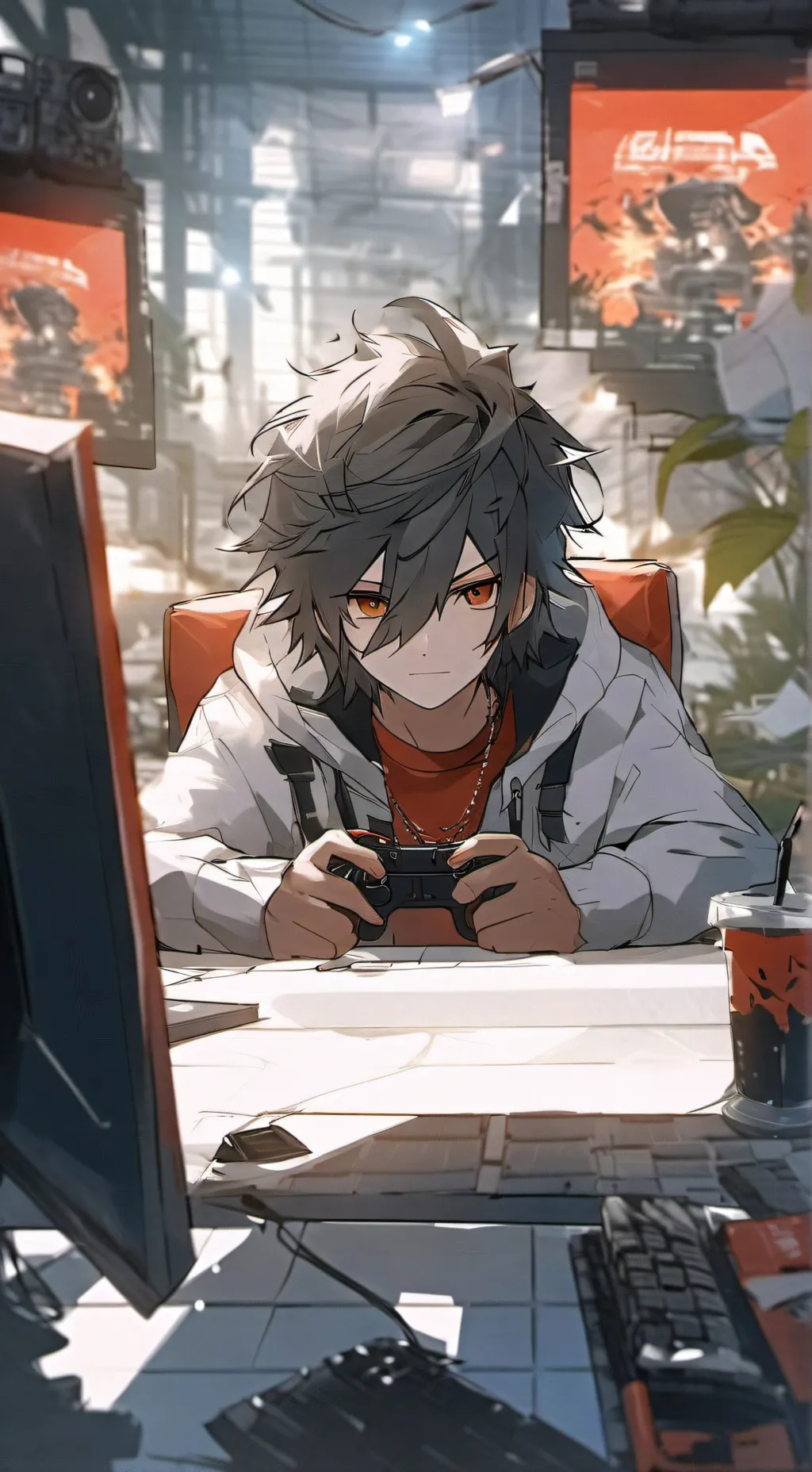 ai character: santi y nabi background