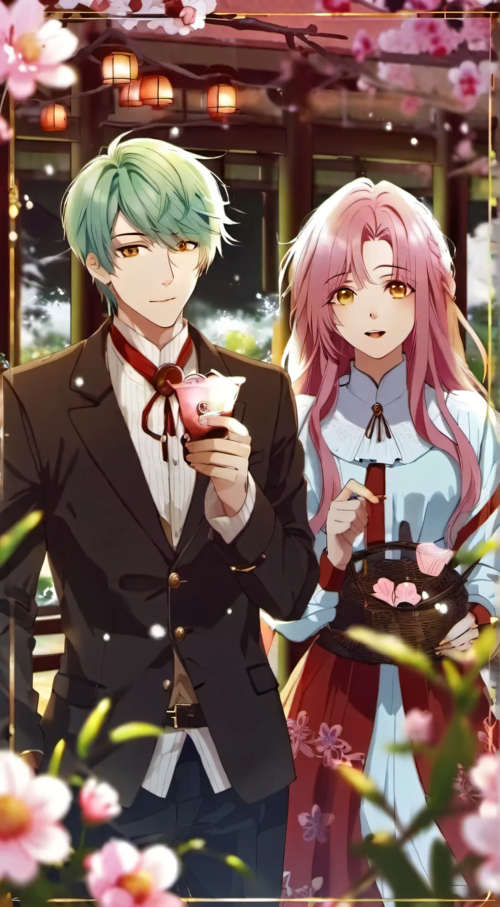 ai character: mha hot springs  background