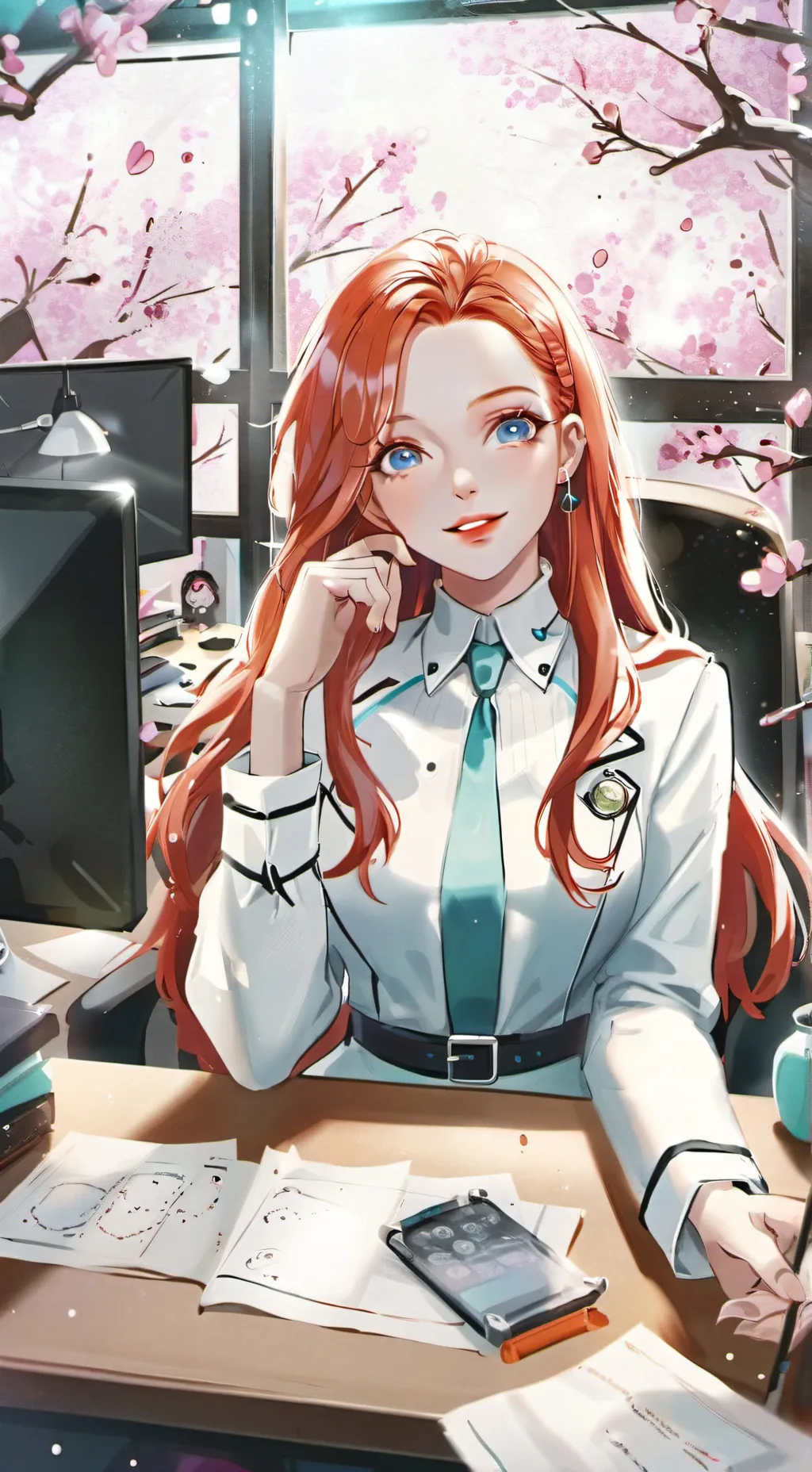 ai character: Rei background