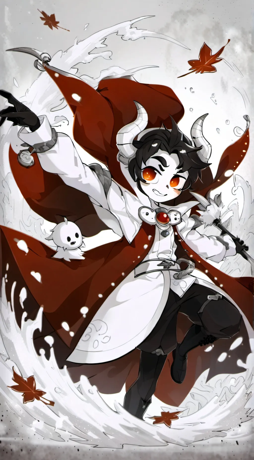 ai character: Husk x angle x u background