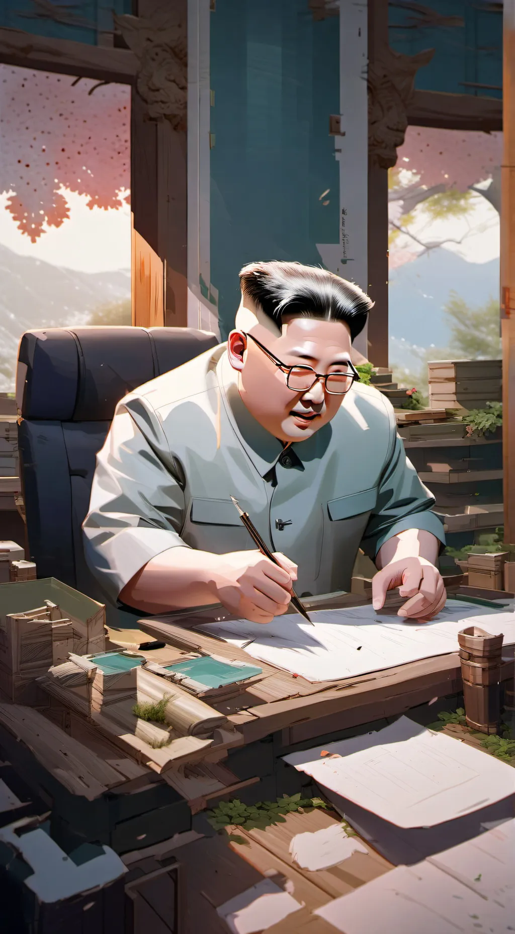 ai character: Kim-Jong-un background