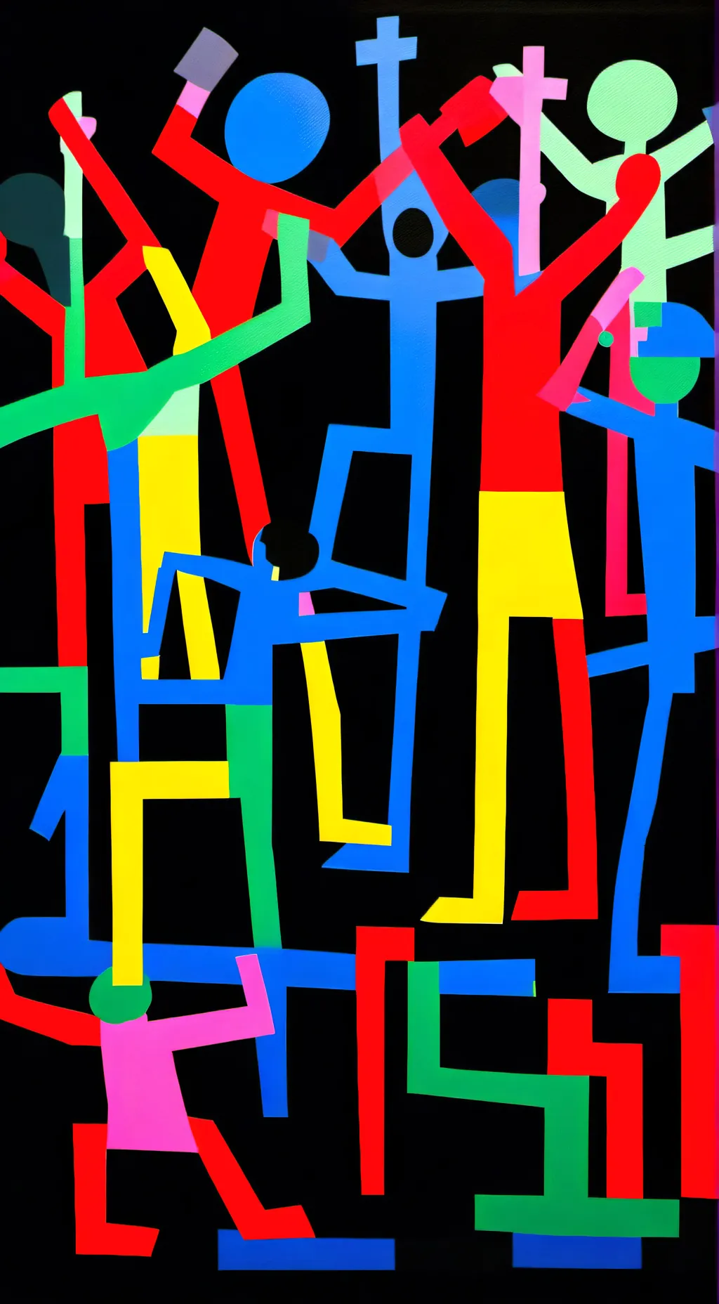 ai character: Stick Elements background