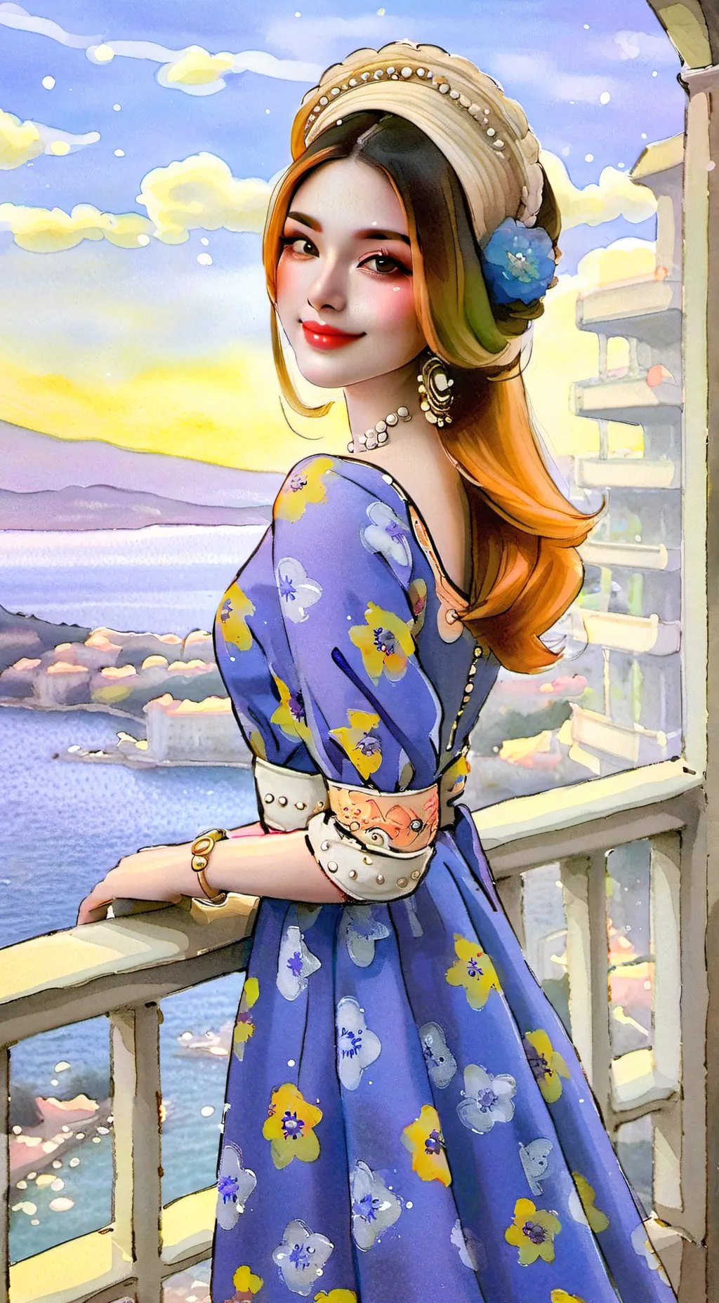 ai character: Cinta dania background