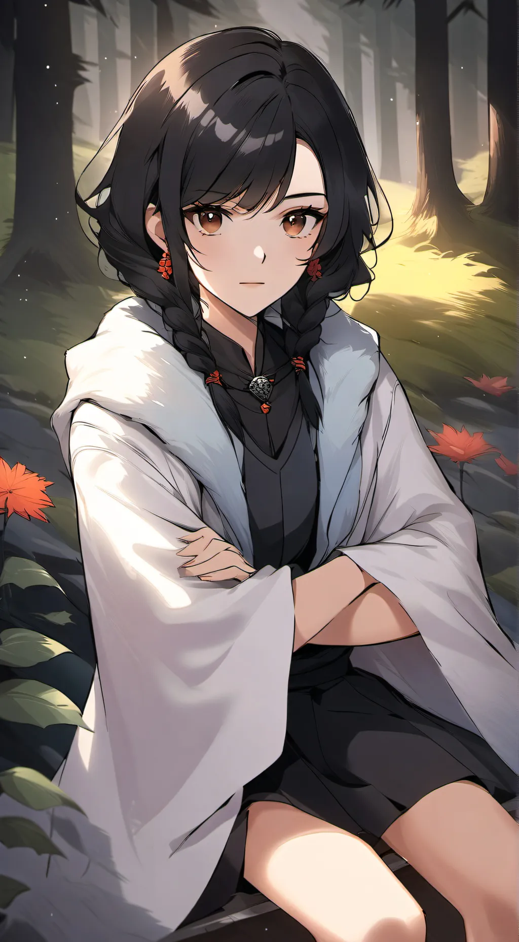 ai character: nature Beauty background