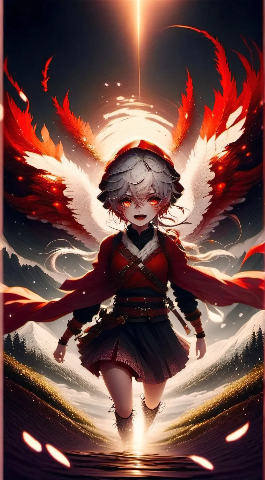 ai character: Enamorada background